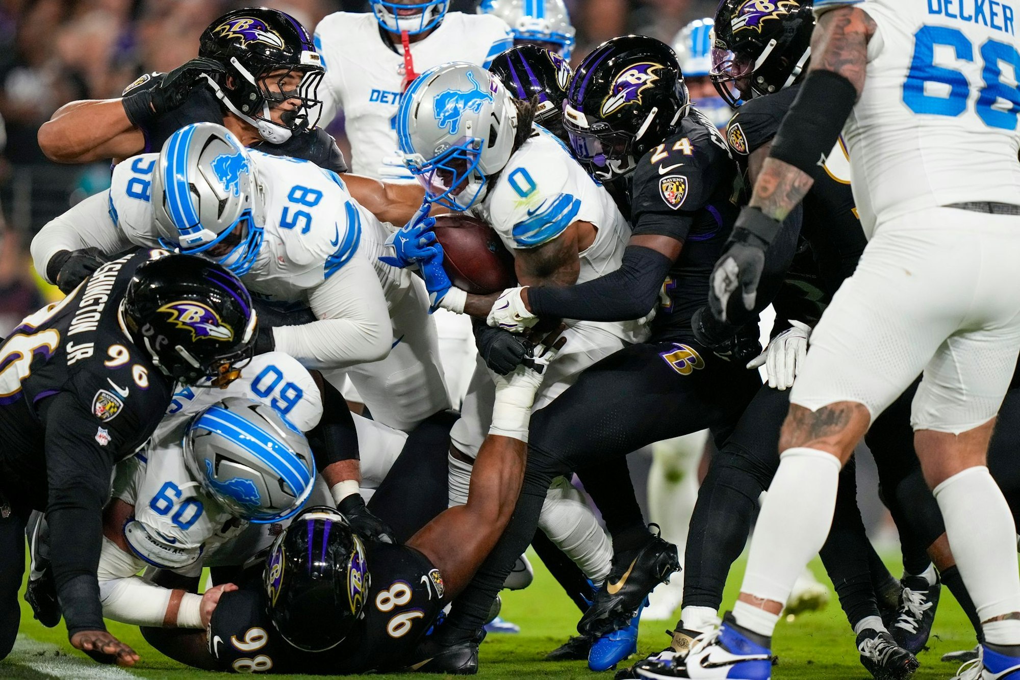 Die Ravens und Lions lieferten sich eine intensive Partie.
