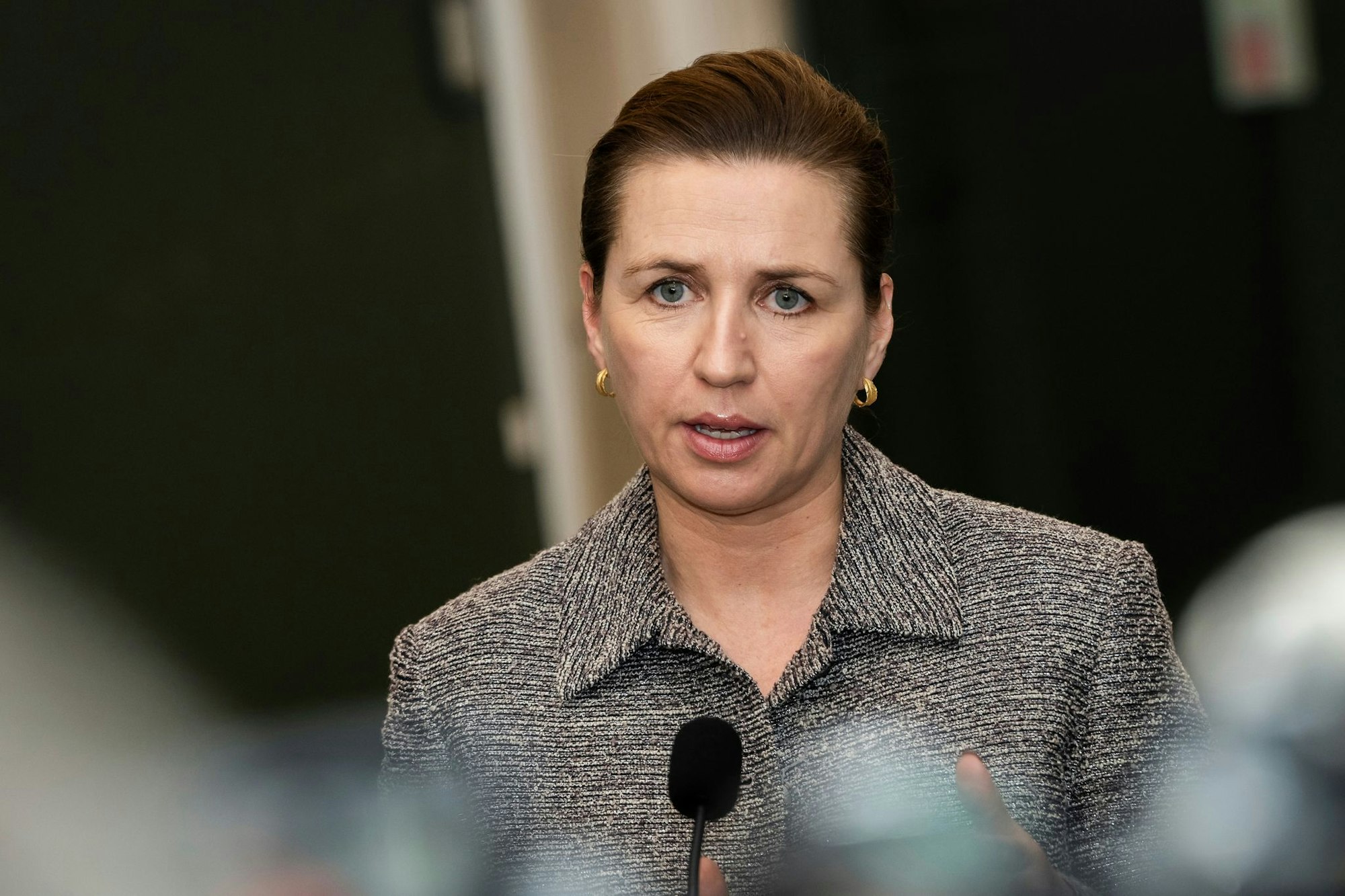 Spricht von einem Anschlag: Dänemarks Regierungschefin Mette Frederiksen.