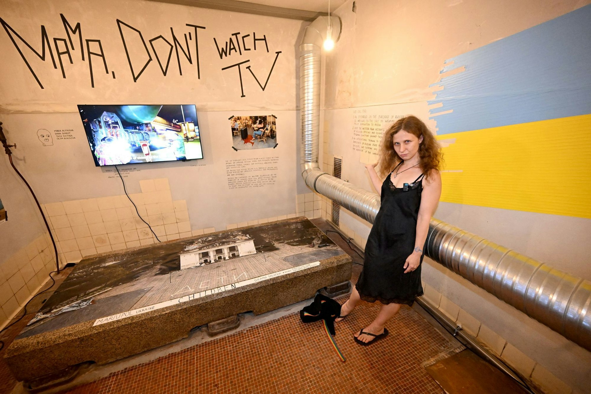 Das Musikvideo «Mama, Don't Watch TV» war auch in einer Ausstellung im Haus der Kunst in München zu sehen. (Archivbild)