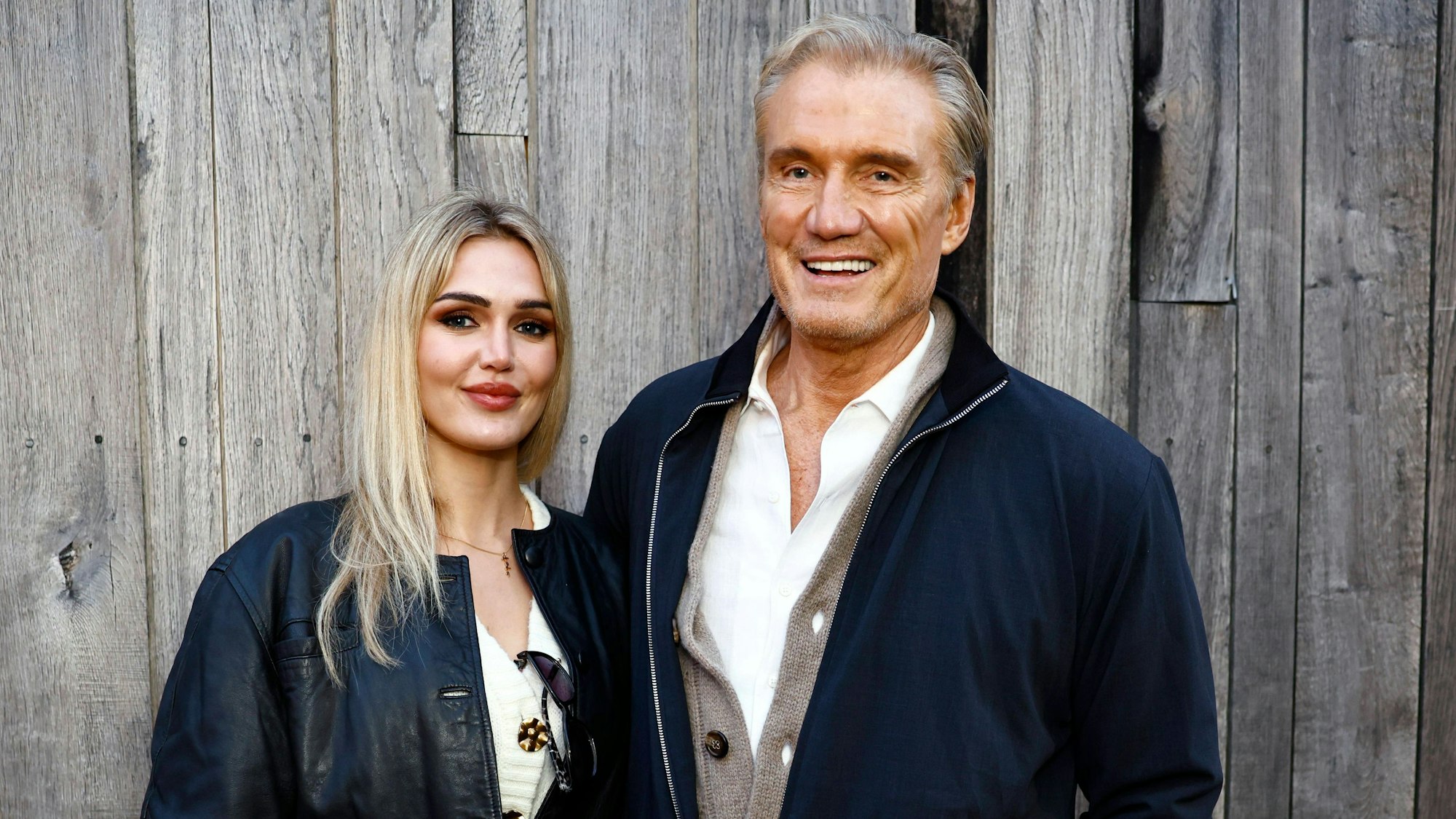 Emma Krokdal und Dolph Lundgren