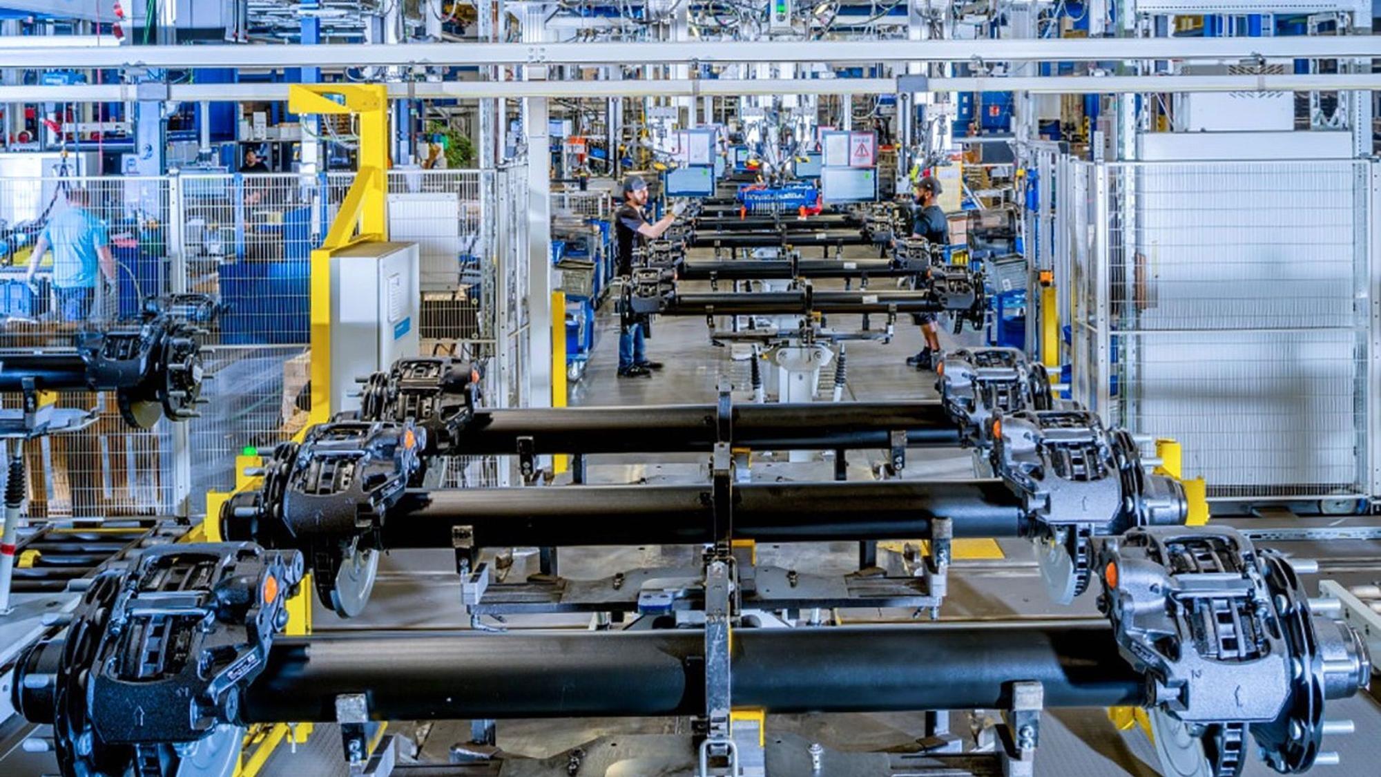Einblick in die Produktion.