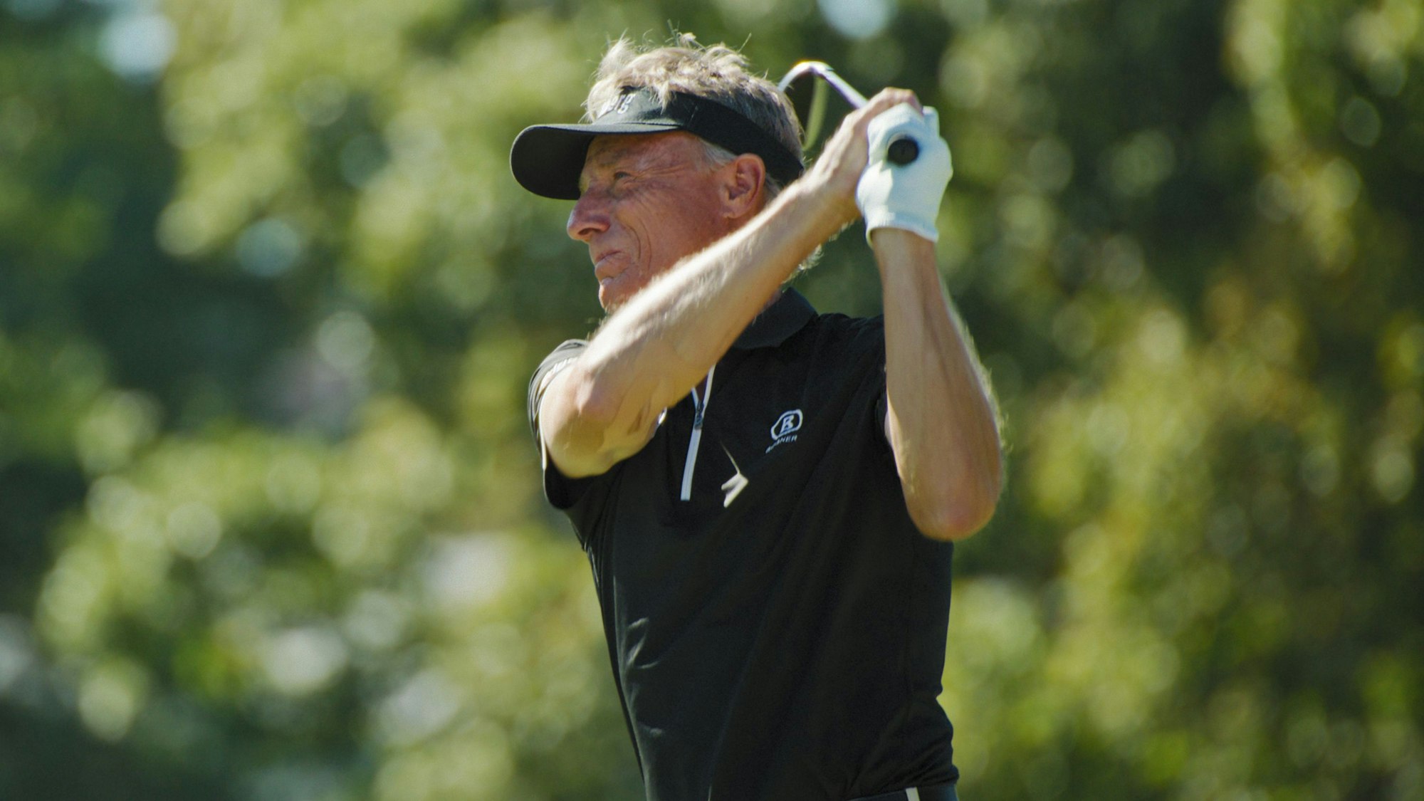 Bernhard Langer auf dem Golfplatz