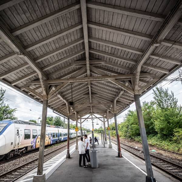 Bahnhof Manfort, ehemals Bahnhof Schlebusch. Bild: Ralf Krieger