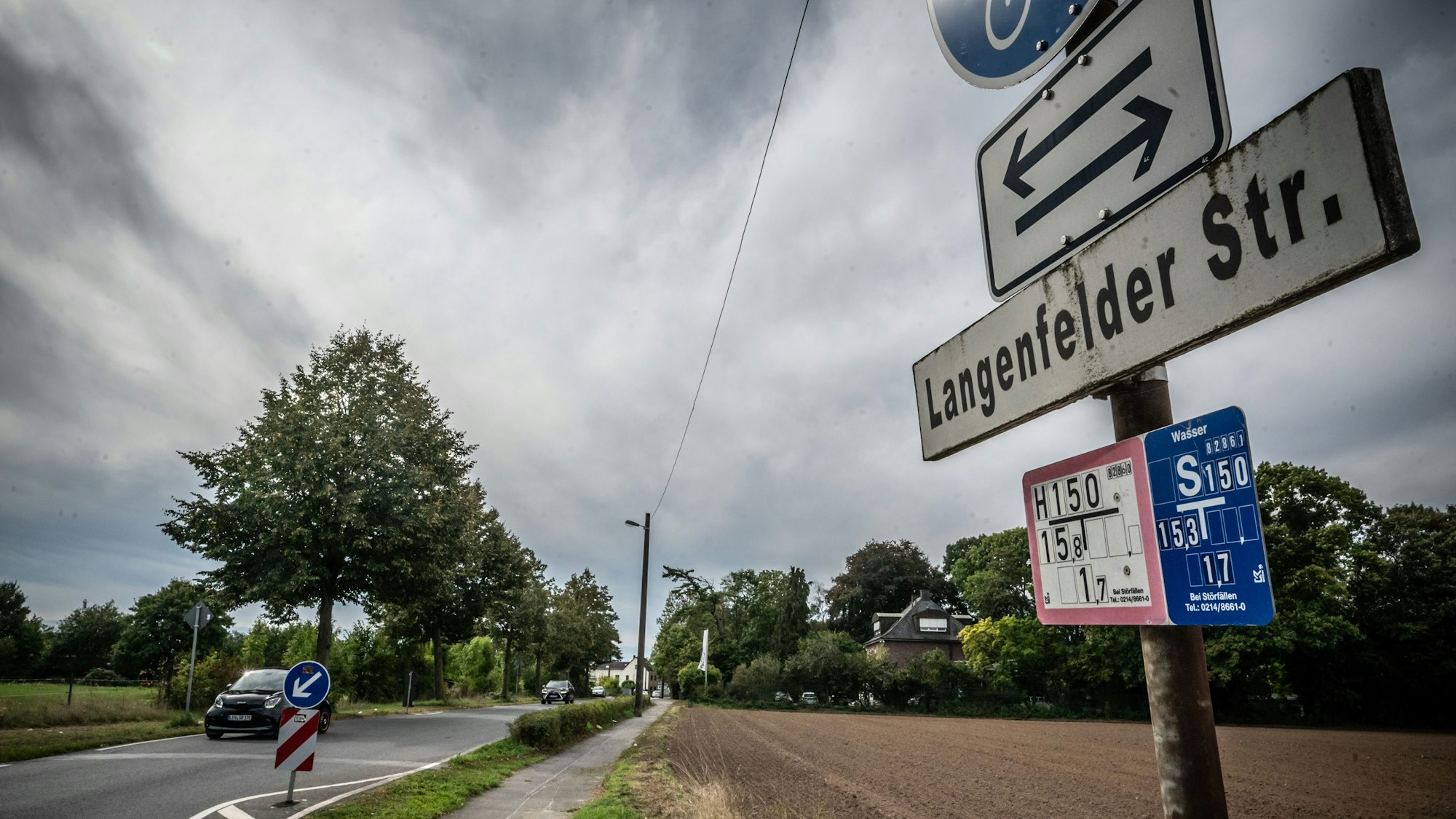 Langenfelder Straße Hitdorf. Bild: Ralf Krieger
