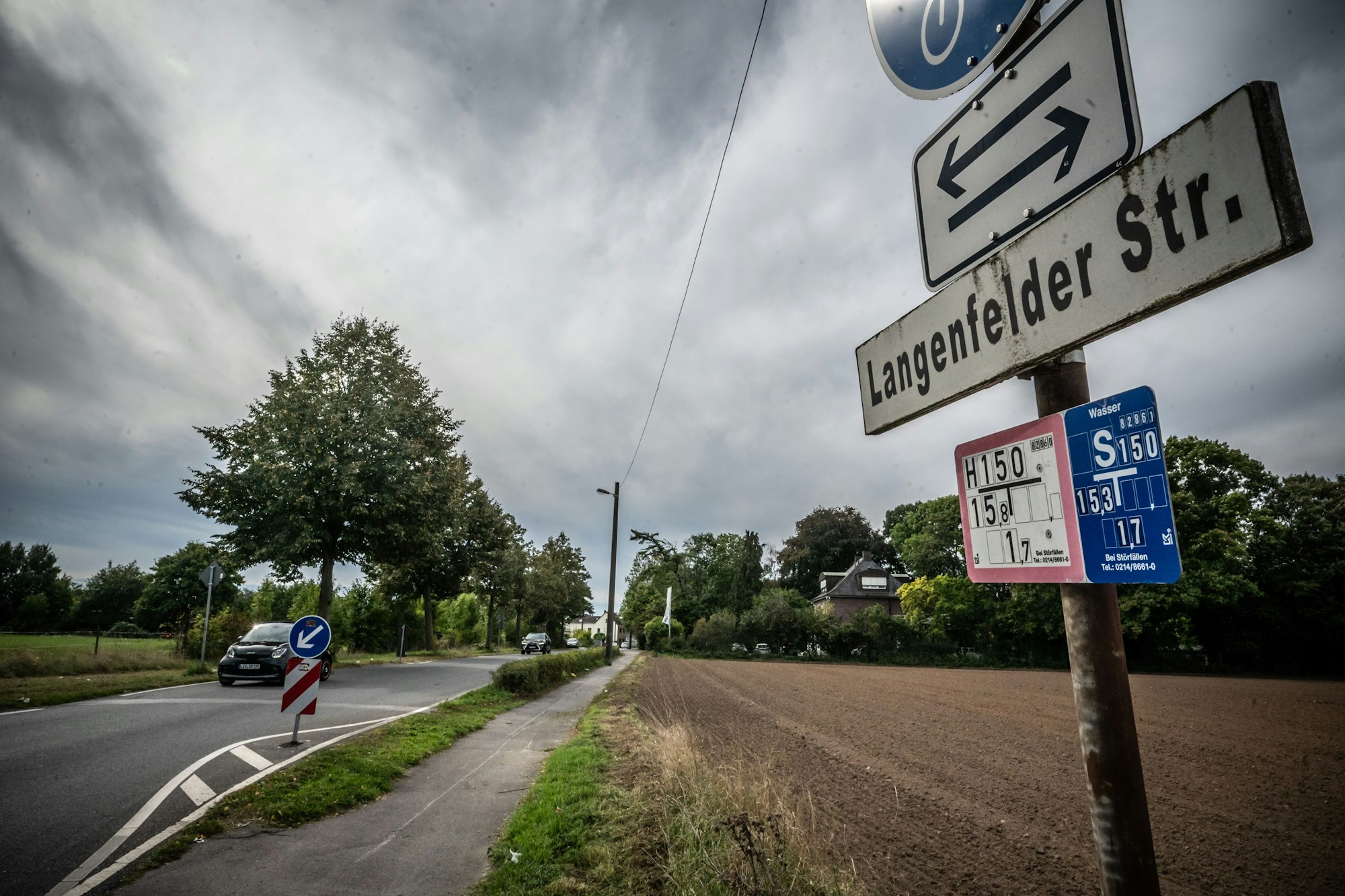 Langenfelder Straße Hitdorf. Bild: Ralf Krieger