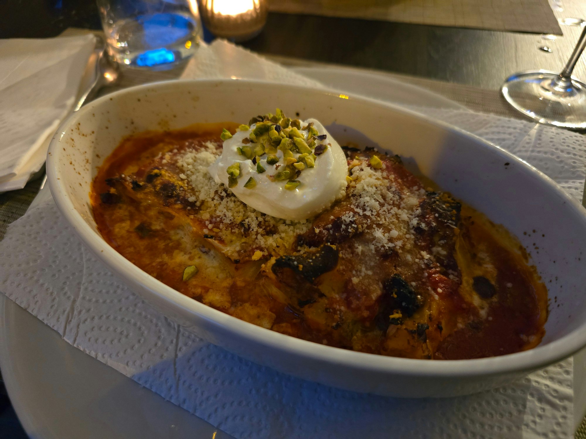Lasagne mit Burrata