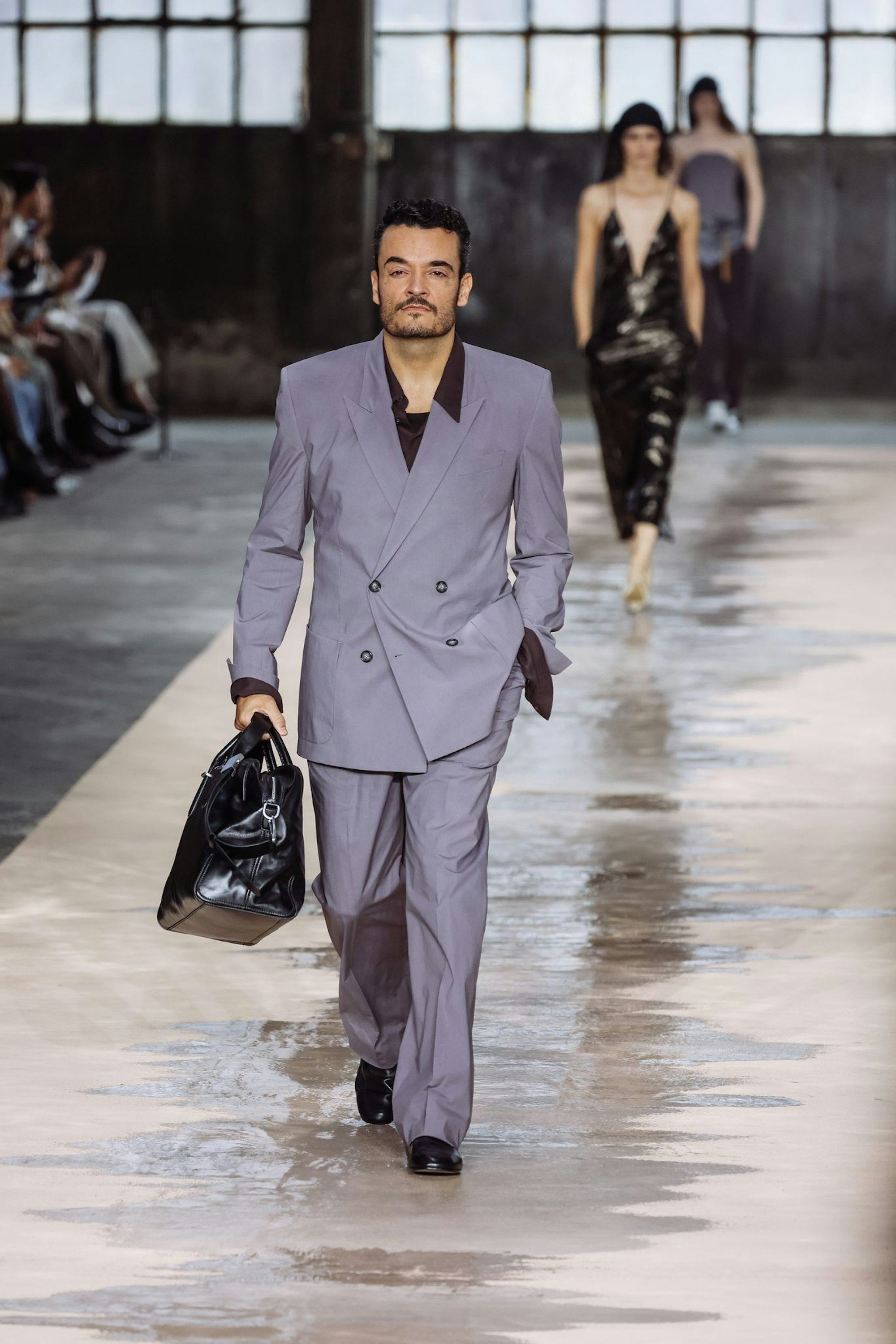 Der Entertainer Giovanni Zarrella hat sich unter die Laufsteg-Models gemischt.