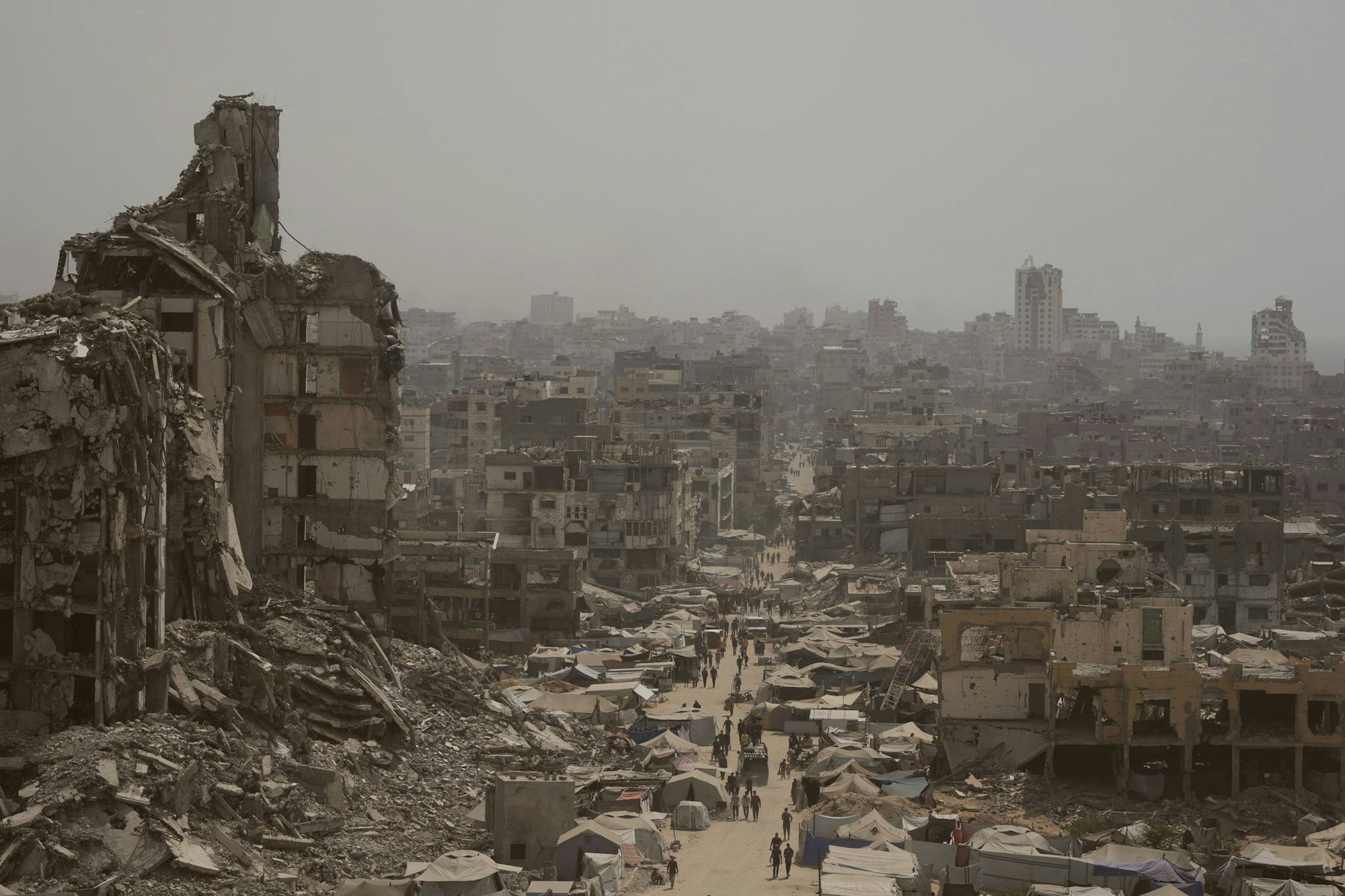 Große Teile des Gazastreifens sind von Israel in eine Ruinenlandschaft verwandelt worden. Den Krieg hatte die islamistische Terrororganisation Hamas mit ihrem Massaker in Israel vor bald zwei Jahren ausgelöst. (Archivbild)