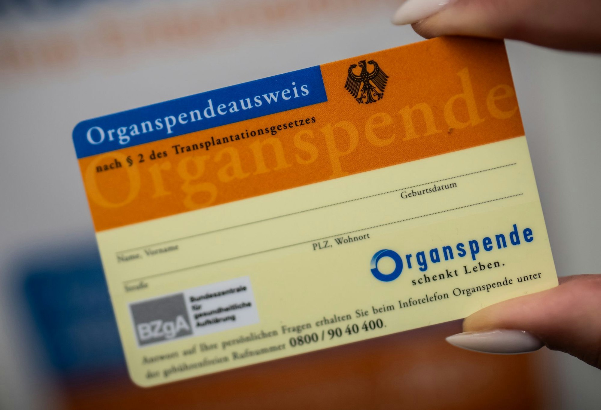 Neuer Anlauf für die Widerspruchslösung bei der Organspende im Bundesrat.