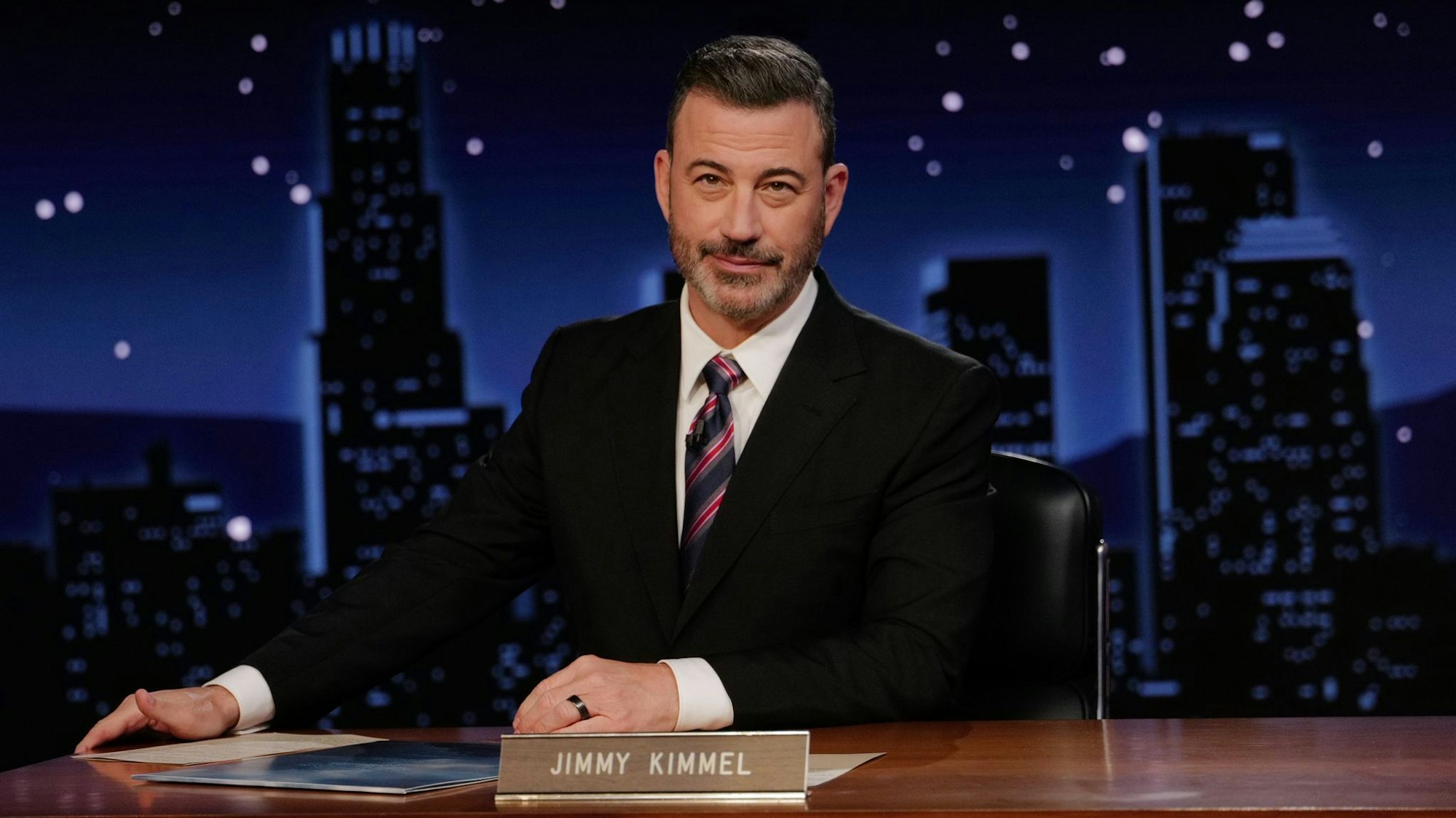 Jimmy Kimmel bei seiner TV-Late-Night-Show.