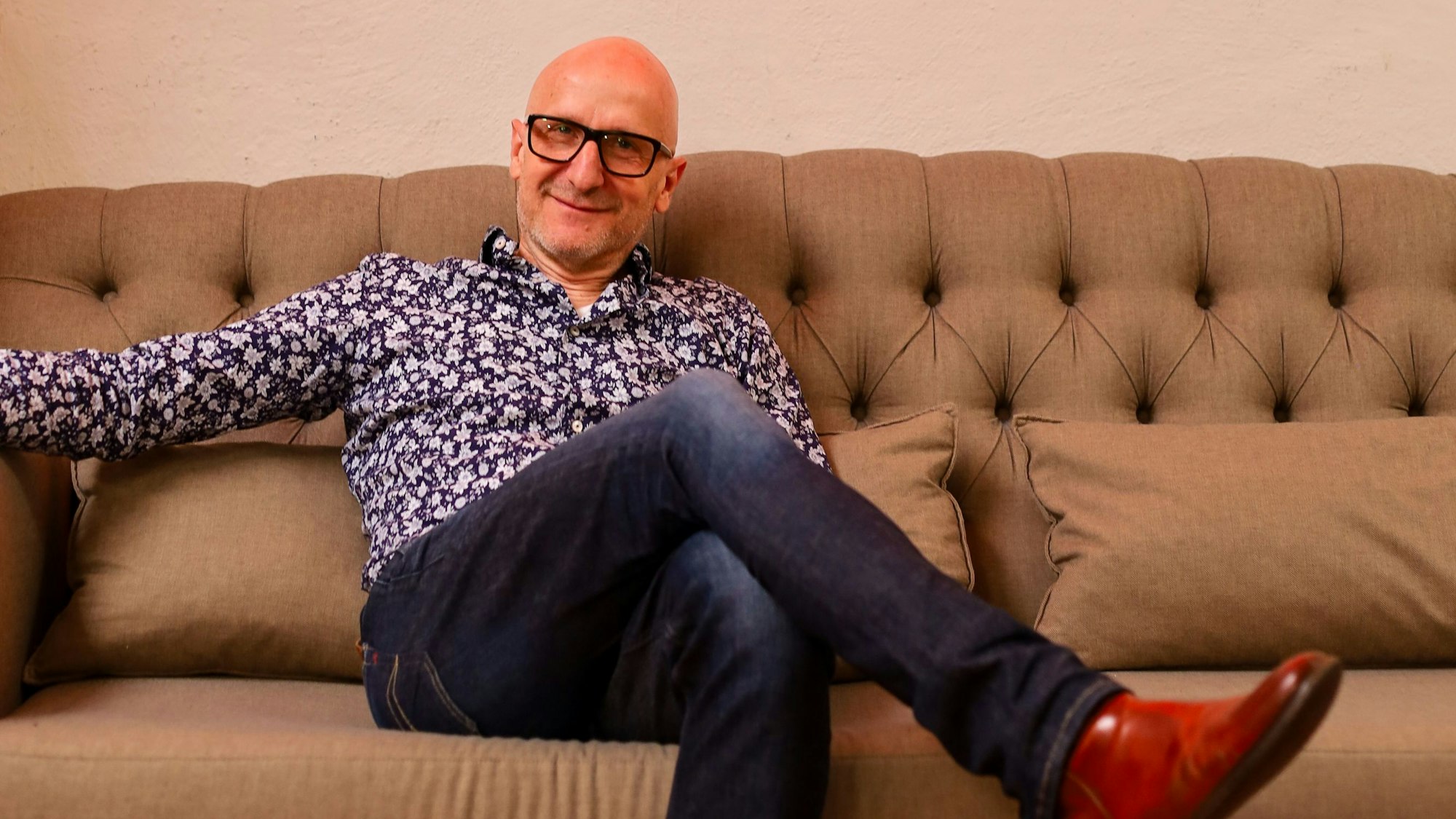 Das Bild zeigt Weinhändler Carsten Horstmann.
