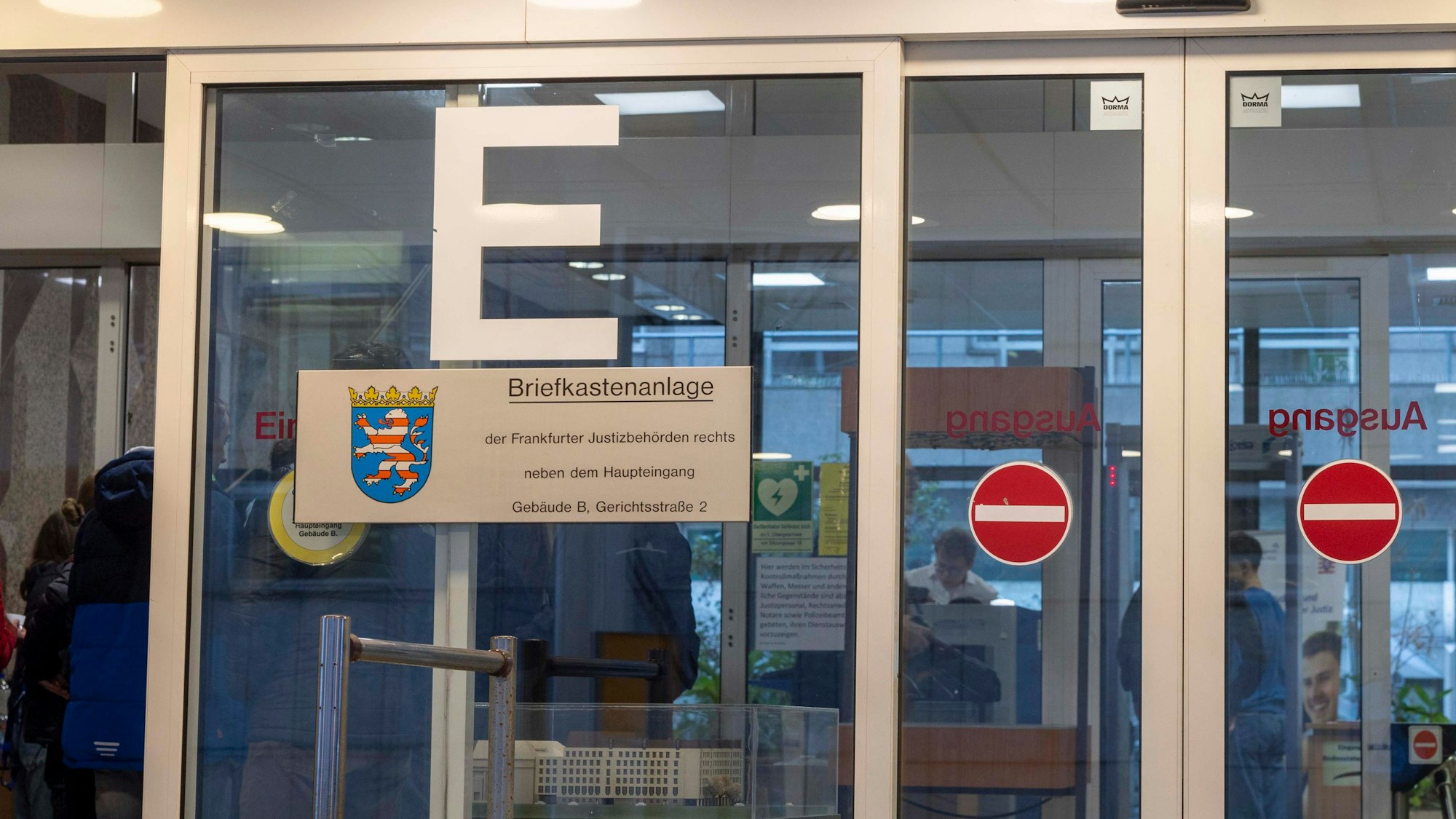 Das Frankfurter Landgericht. (Archivbild)