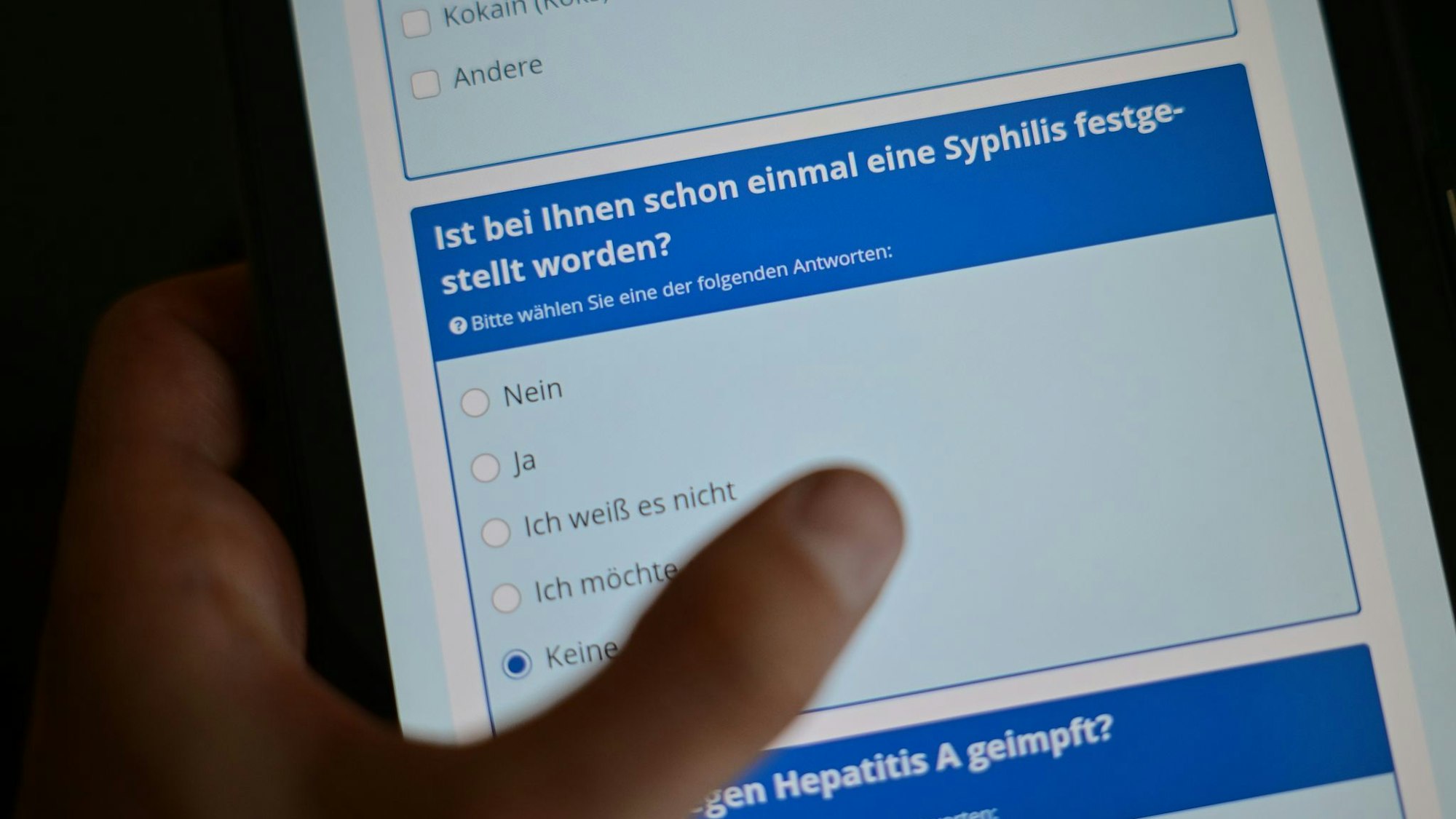 Die Zahl der Syphilis-Infektionen ist von 2023 auf 2024 um 3,9 Prozent gestiegen. (Symbolbild)
