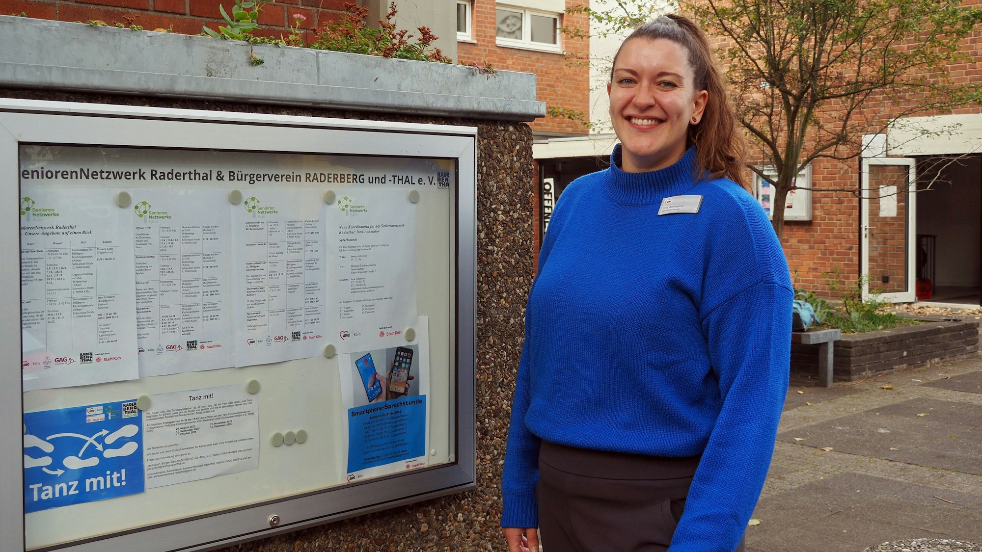 Inna Achmatow ist die neue Koordinatorin des Seniorennetzwerkes in Raderthal.