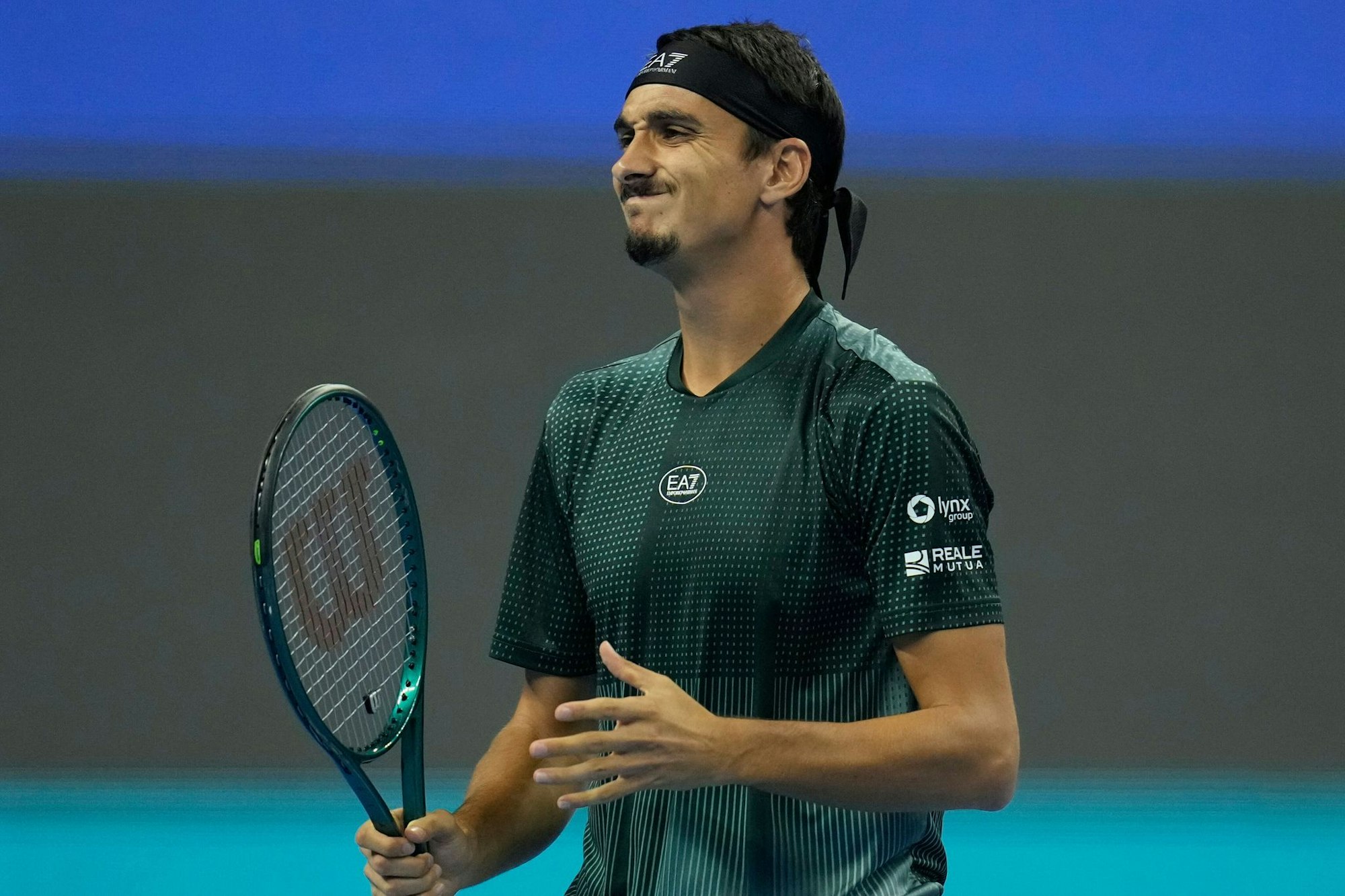 Lorenzo Sonego war gegen Alexander Zverev zwischenzeitlich verärgert.