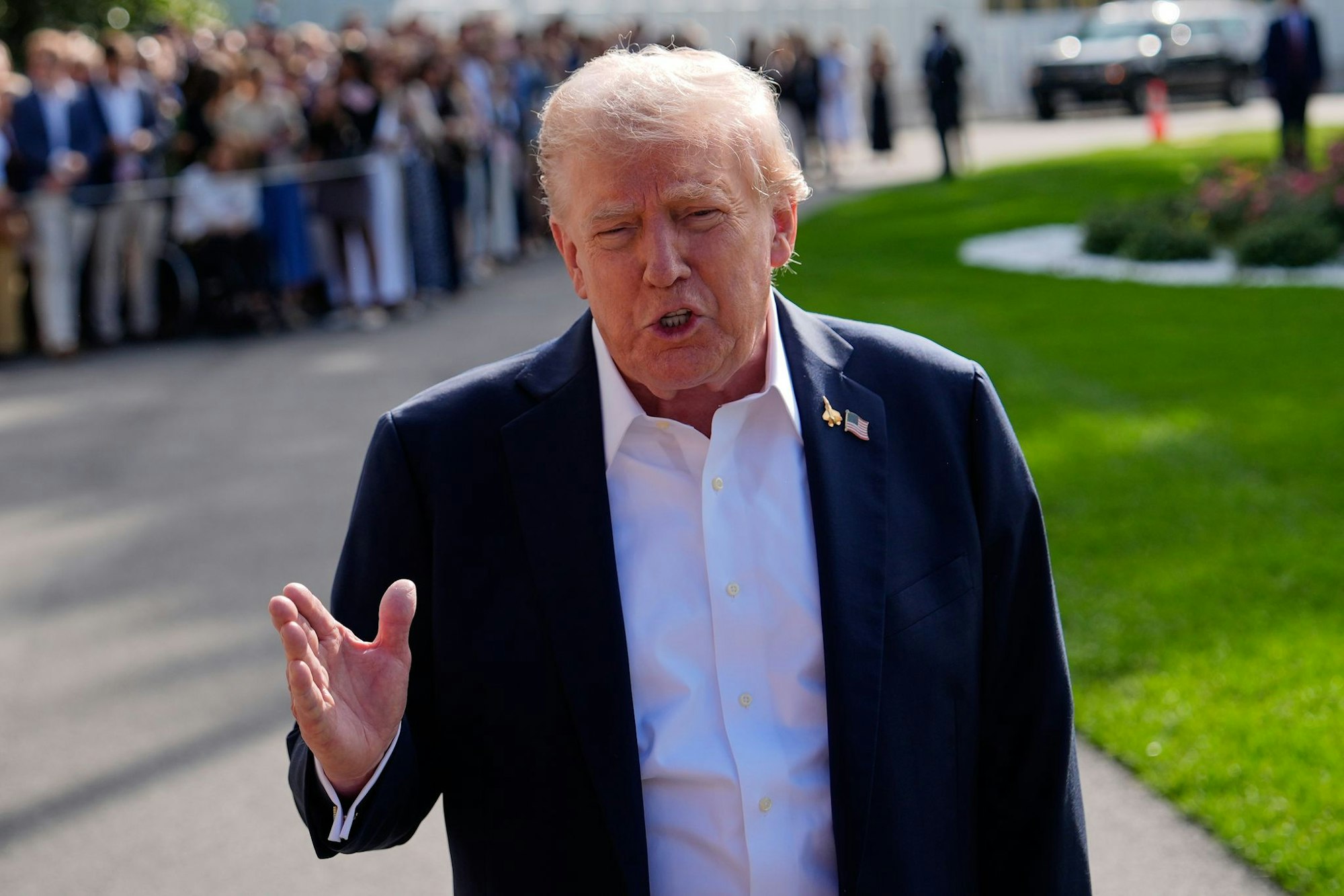 Trump und die Demokraten beschuldigen sich gegenseitig, für einen möglichen baldigen «Shutdown» verantwortlich zu sein.