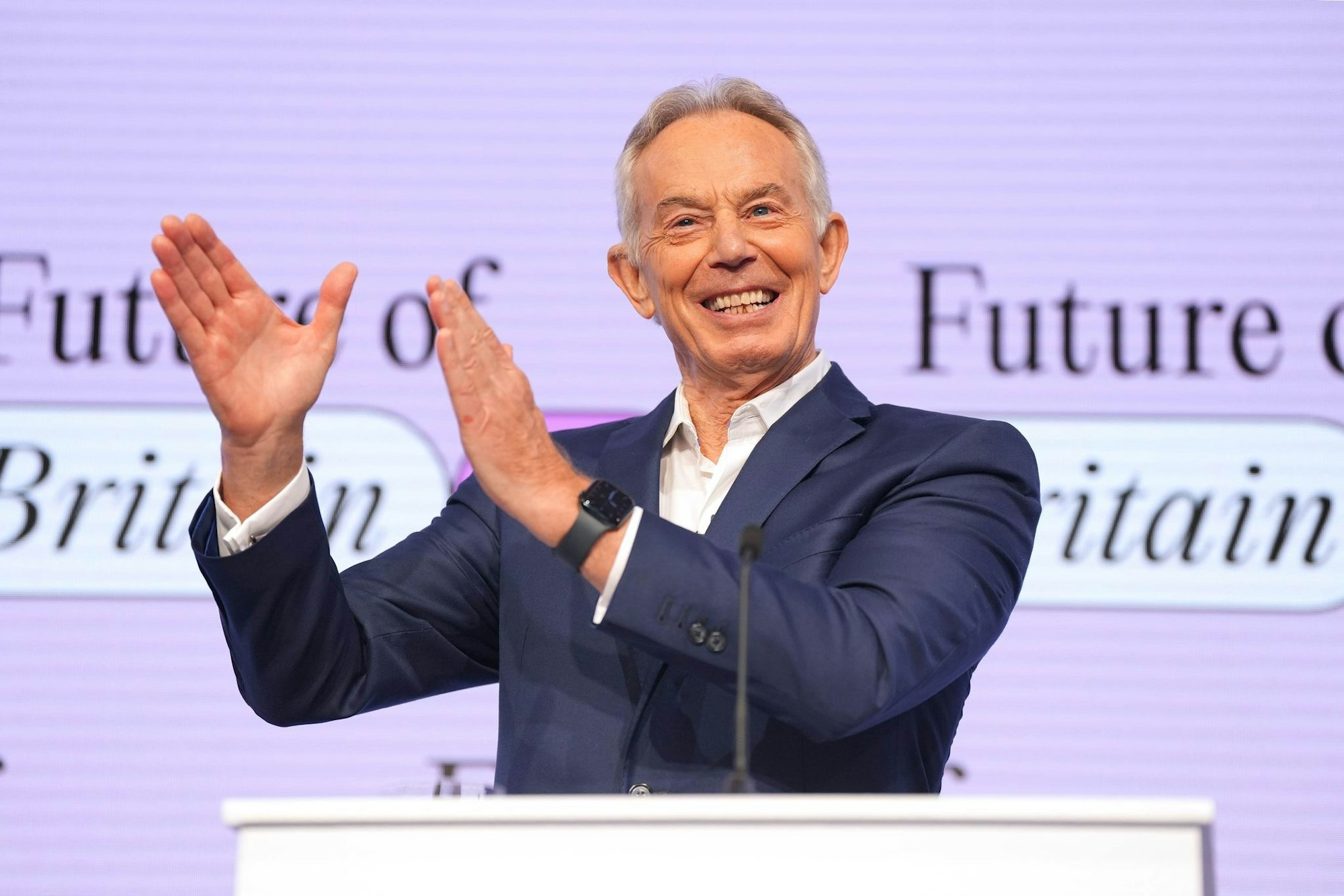 Der ehemalige britische Premierminister Tony Blair wird für eine wichtige Rolle in der Übergangszeit nach einem Kriegsende gehandelt. (Archivbild)
