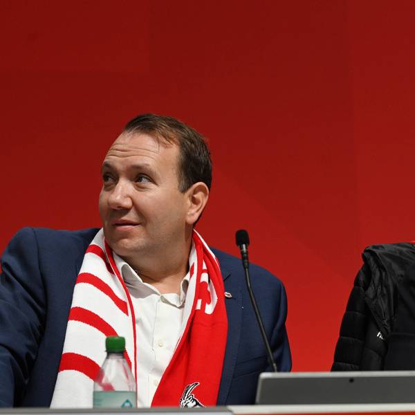 27.09.2025 , xophax, Fussball 1.Bundesliga, 1.FC Koeln Mitgliederversammlung , Präsidentenwahl. Rhein Energie Stadion Jahreshauptversammlung am Samstag den 27.09.2025. 1.FC Köln Fabian Schwab, links und Werner Wolf , rechts DFL/DFB REGULATIONS PROHIBIT ANY USE OF PHOTOGRAPHS as IMAGE SEQUENCES and/or QUASI-VIDEO Koeln *** 27 09 2025 , xophax, Fußball 1 Bundesliga, 1 FC Koeln Mitgliederversammlung , Präsidentenwahl Rhein Energie Stadion Jahreshauptversammlung am Samstag den 27 09 2025 1 FC Köln Fabian Schwab, links und Werner Wolf , rechts DFL DFB REGULATIONS PROHIBIT ANY USE OF PHOTOGRAPHS as IMAGE SEQUENCES and or QUASI VIDEO Koeln