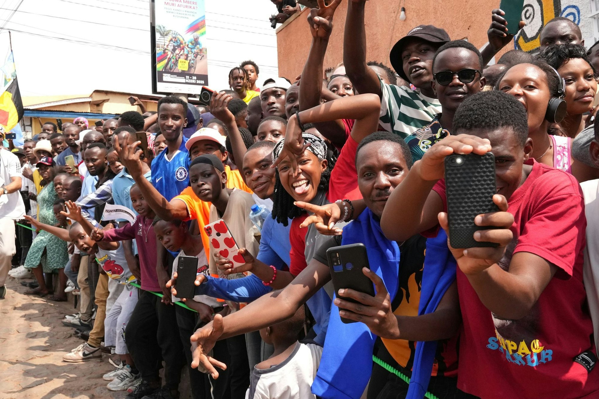 Fans während der WM in Ruanda.