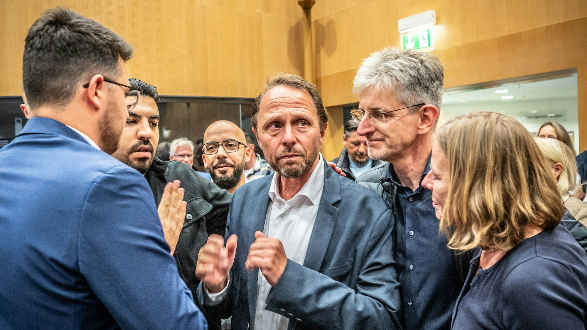 Uwe Richrath mit Darius Ganjani, Dirk Loeb und Heike Bunde