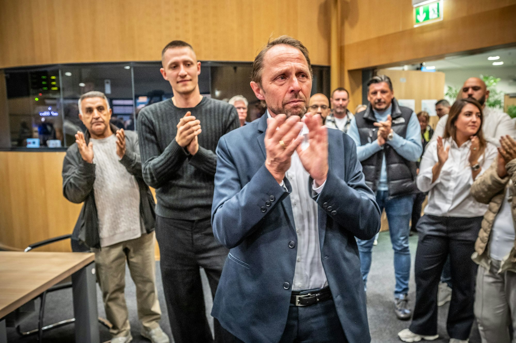 Nach zehn Jahren abgewählt: Bei Uwe Richrath flossen am Wahlabend Tränen.