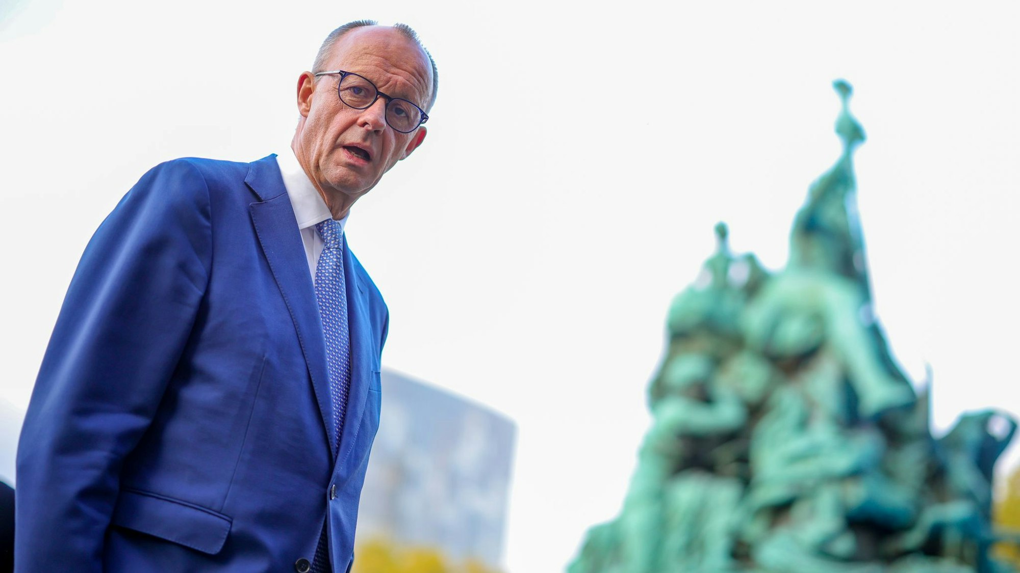 Bundeskanzler Friedrich Merz hat sich beim Ständehaus-Treff der «Rheinischen Post» interviewen lassen.