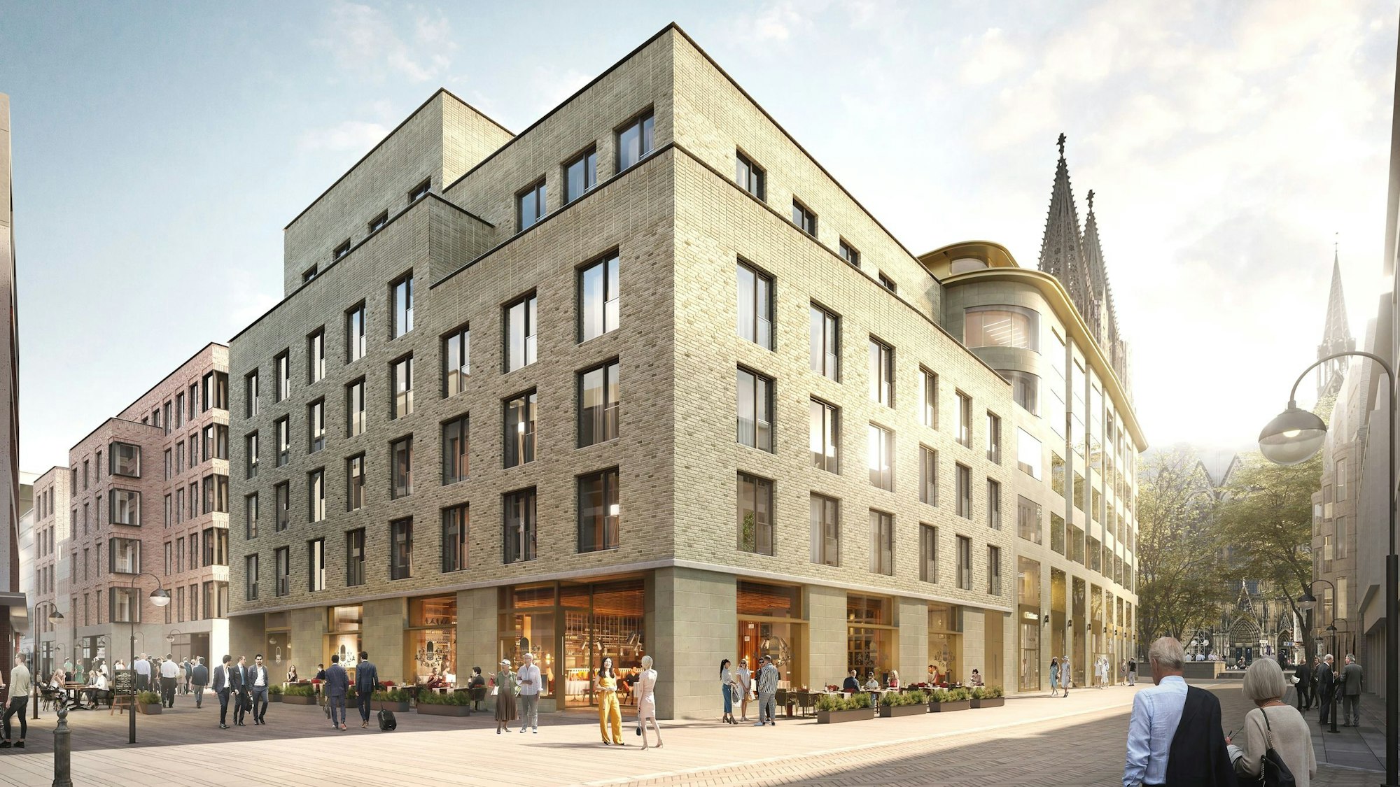 Das Bild zeigt eine Visualisierung des Goldschmied Carrés.