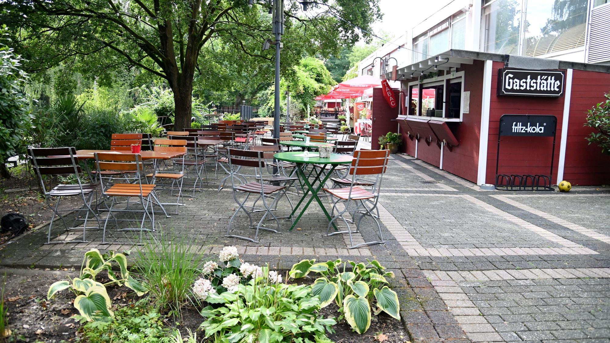 Der Palmengarten an der Stadthalle in Mülheim. (Archivbild)