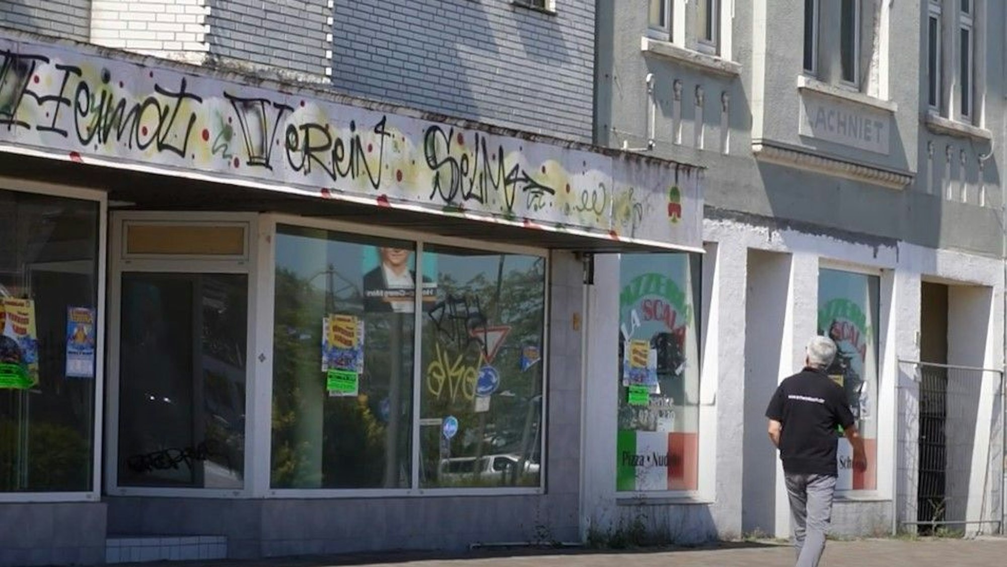 Eine Häuserzeile in Selm verkommt zum „Lost Place“.