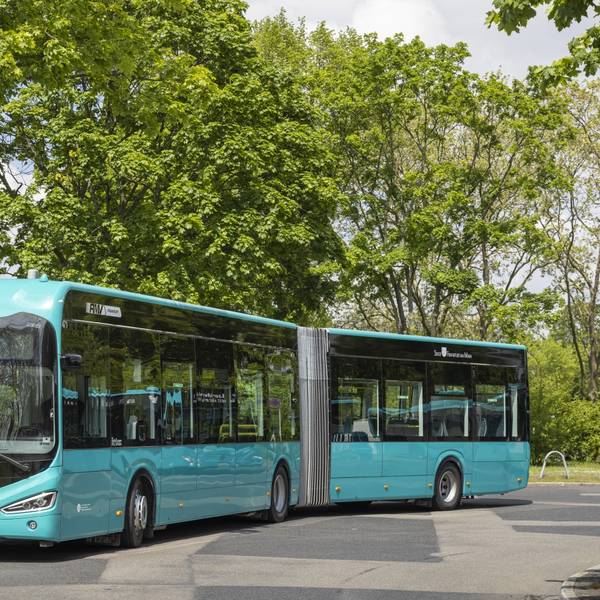Ein E-Bus von Hersteller Irizar