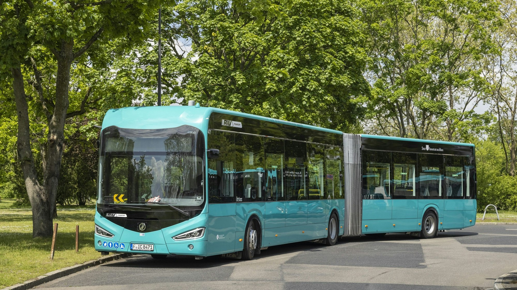 Ein E-Bus von Hersteller Irizar