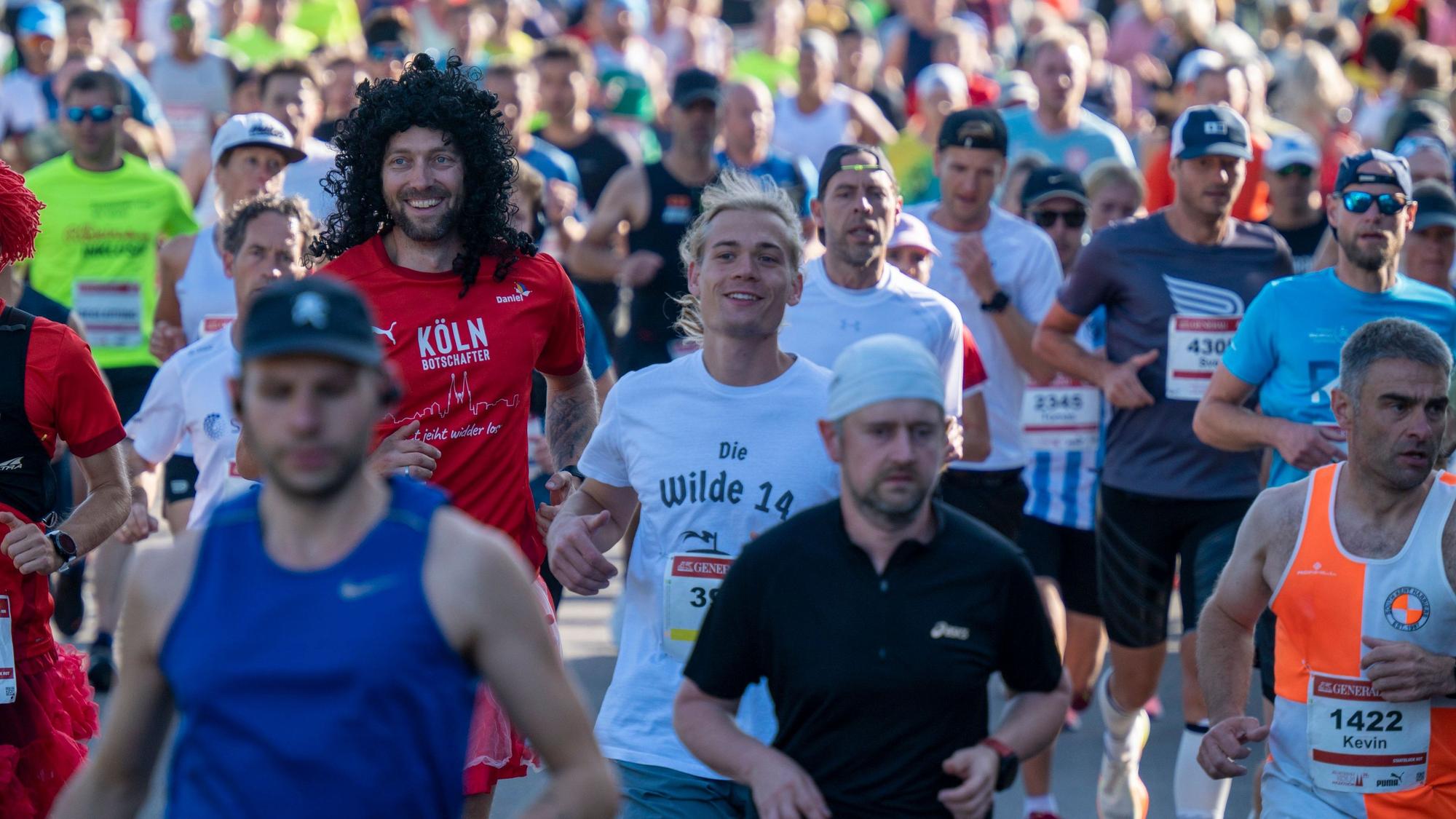Läufer beim Köln Marathon