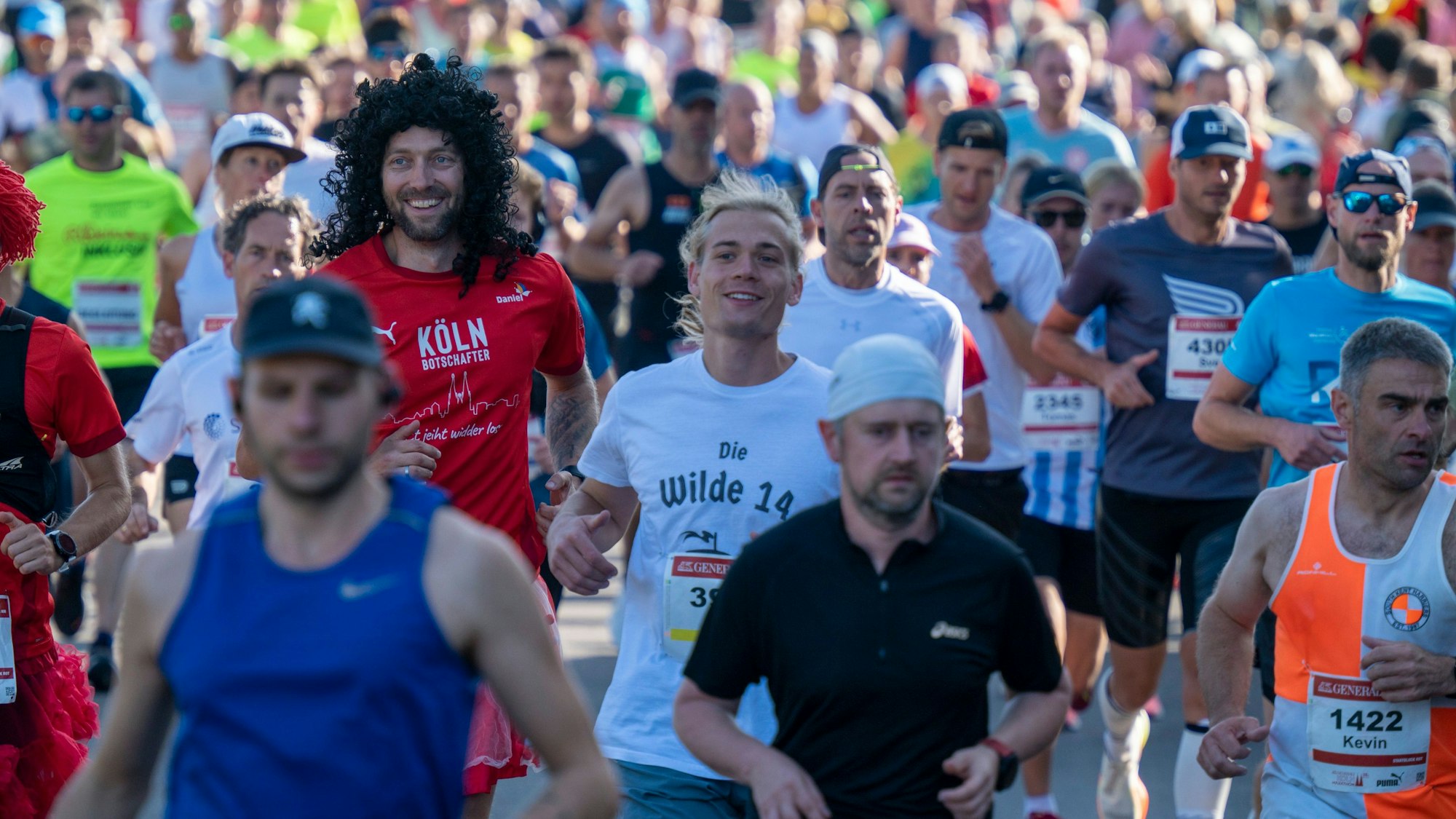 Läufer beim Köln Marathon