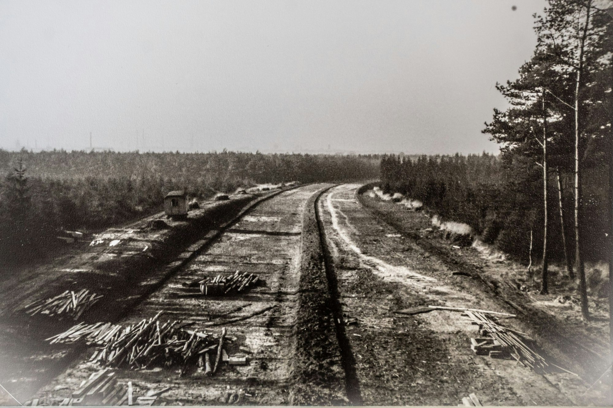Historisches Bild Autobahn in Leverkusen. Foto: Stadt Leverkusen