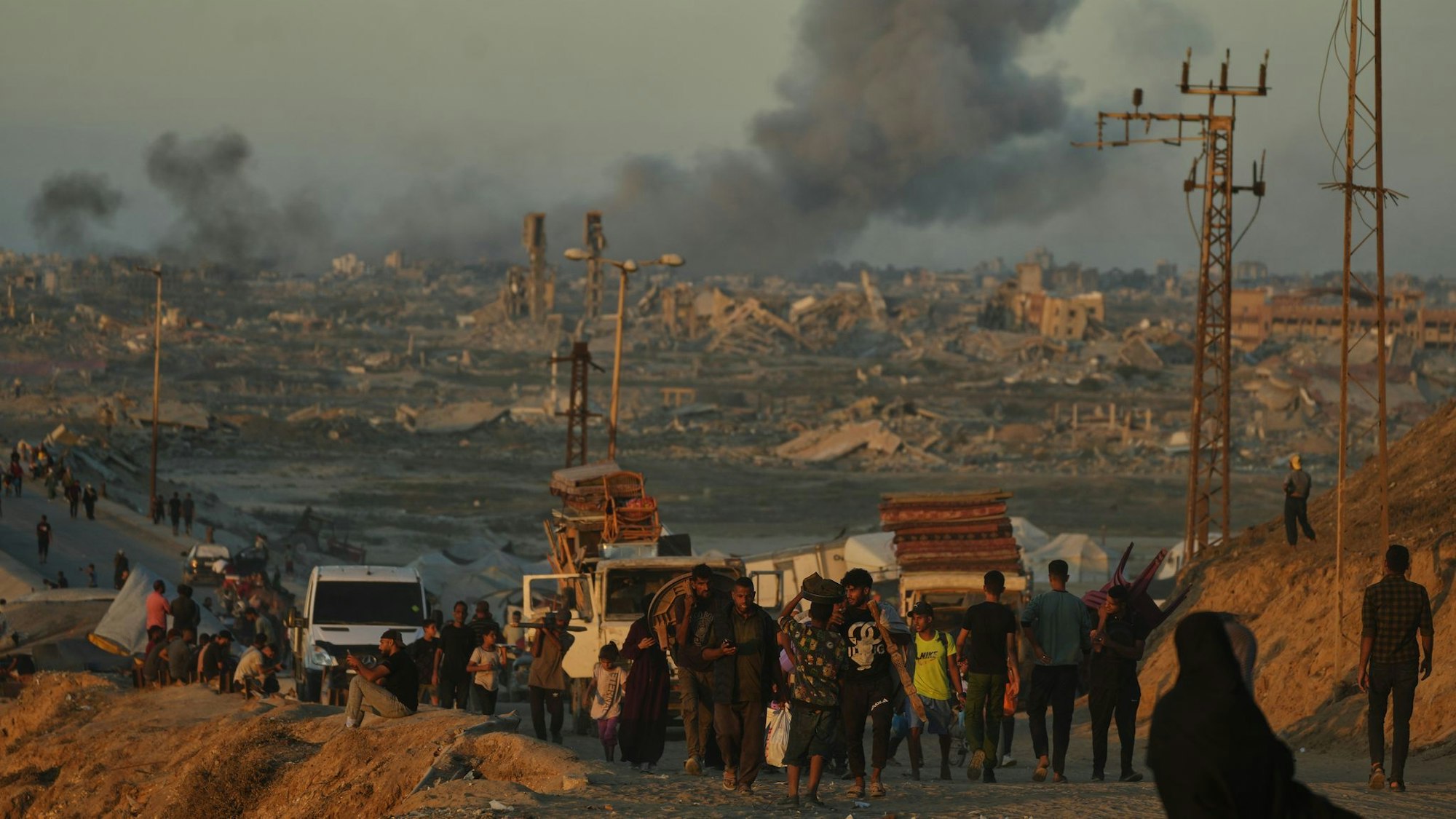 Nach fast zwei Jahren Krieg im Gazastreifen ist die humanitäre Lage in dem abgeriegelten Küstenstreifen katastrophal.
