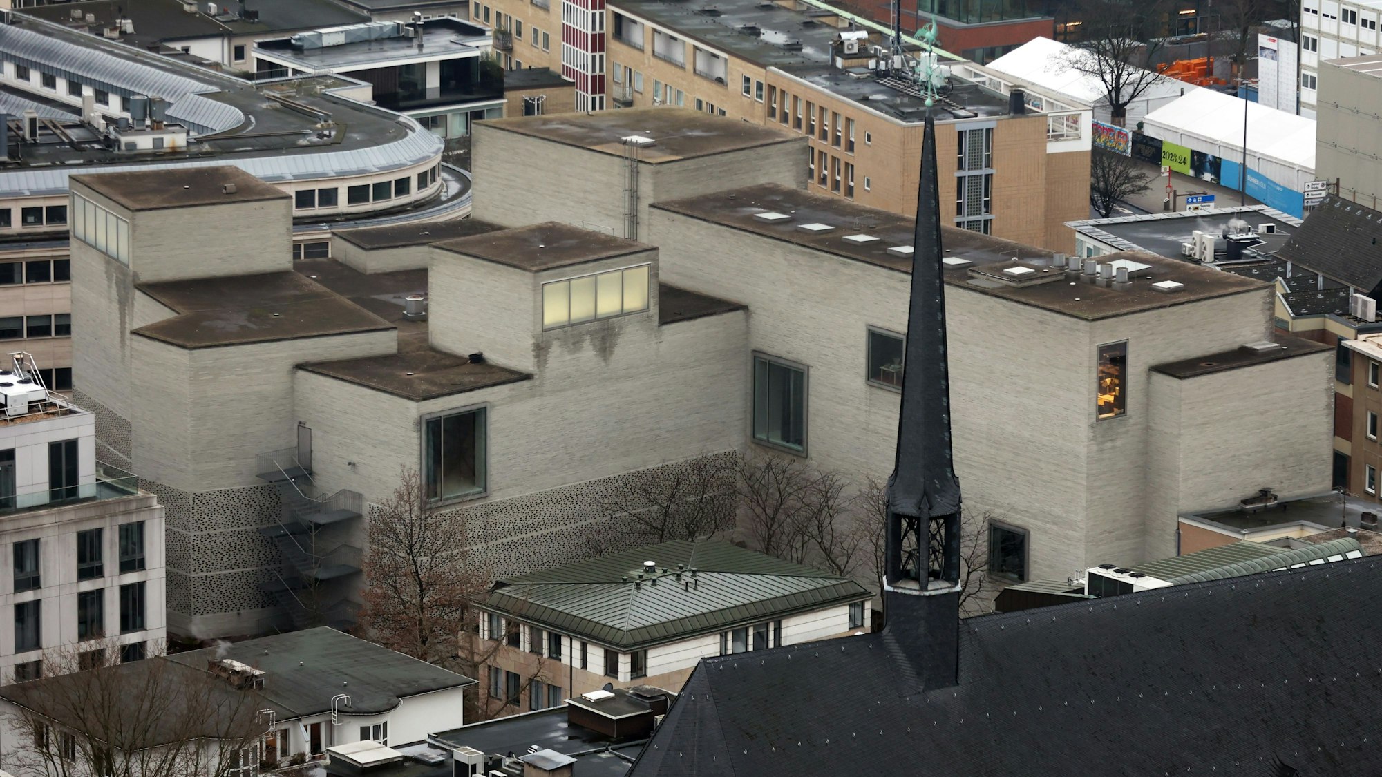 Das Kolumba von oben fotografiert.