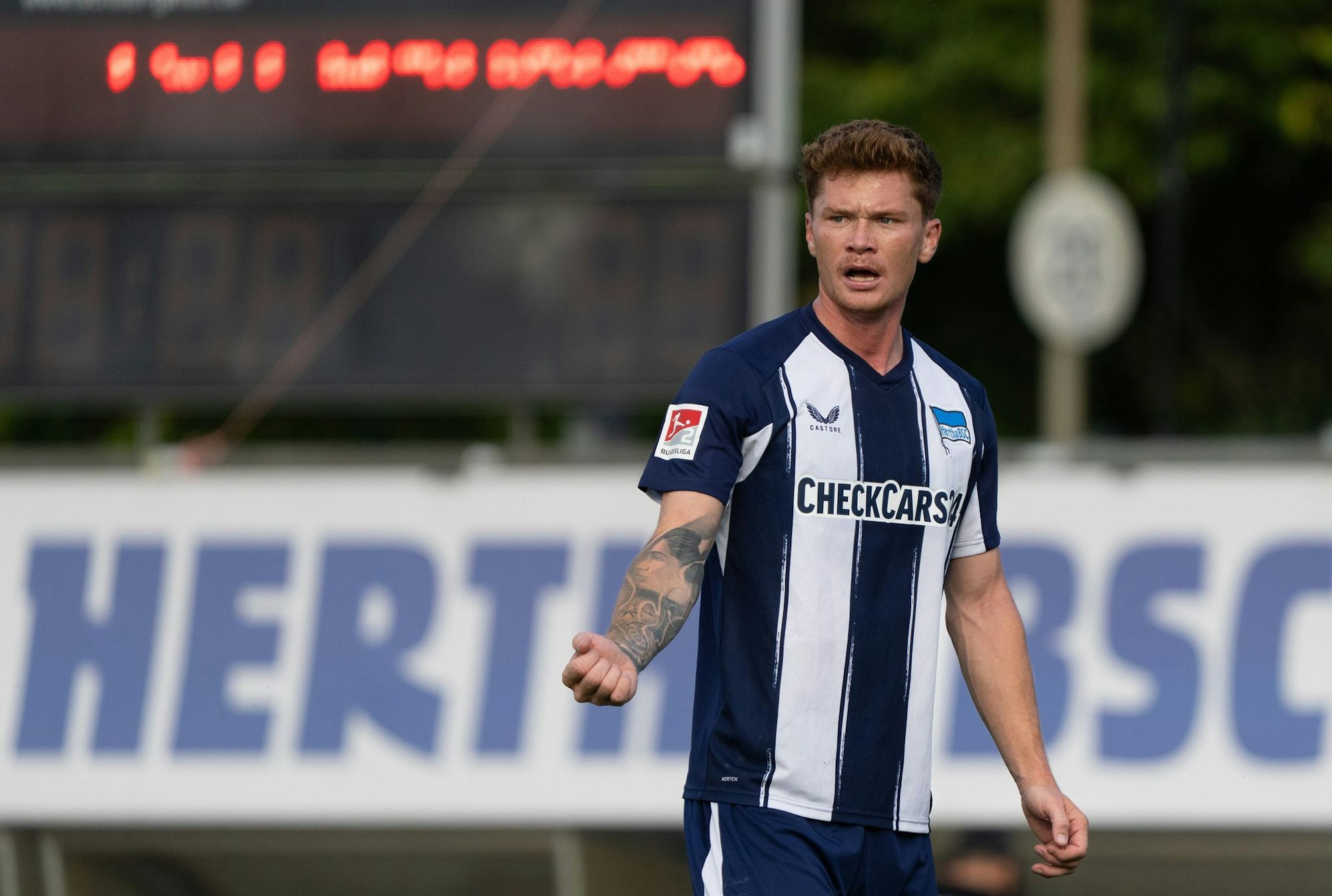 Sebastian Grönning ist jetzt erste Wahl im Hertha-Sturm.