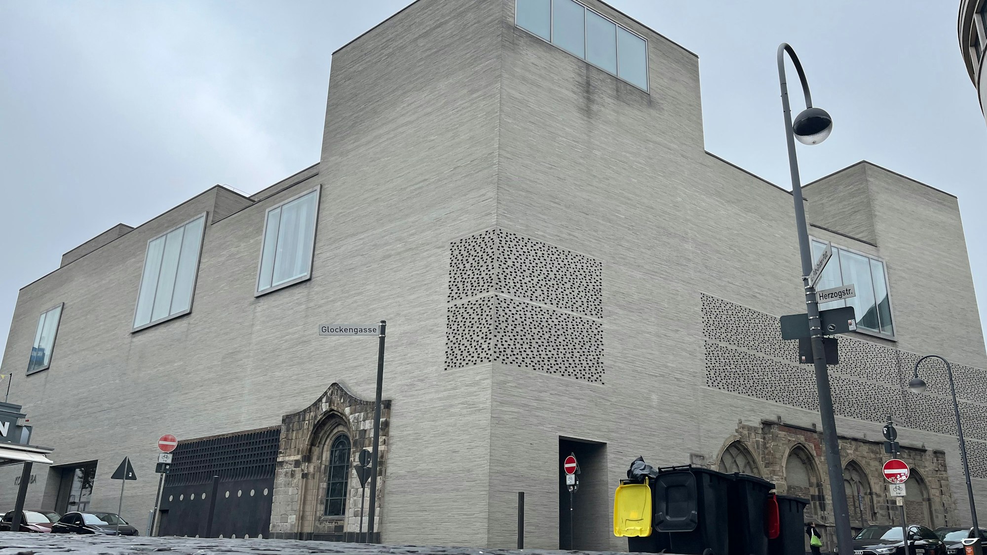 Das Kolumba in der Kölner Innenstadt nahe der Hohe Straße.