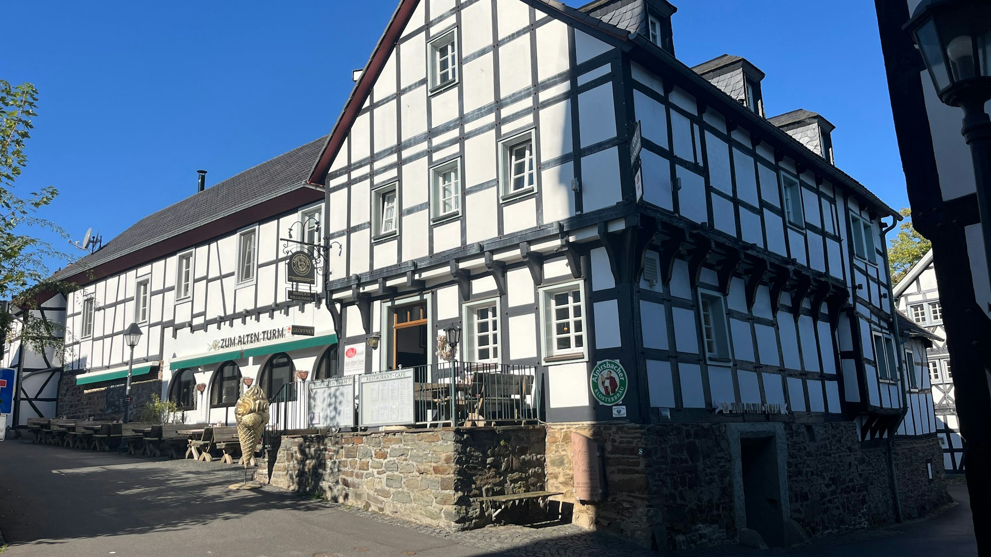 Die Gaststätte Zum Alten Turm in Stadt Blankenberg