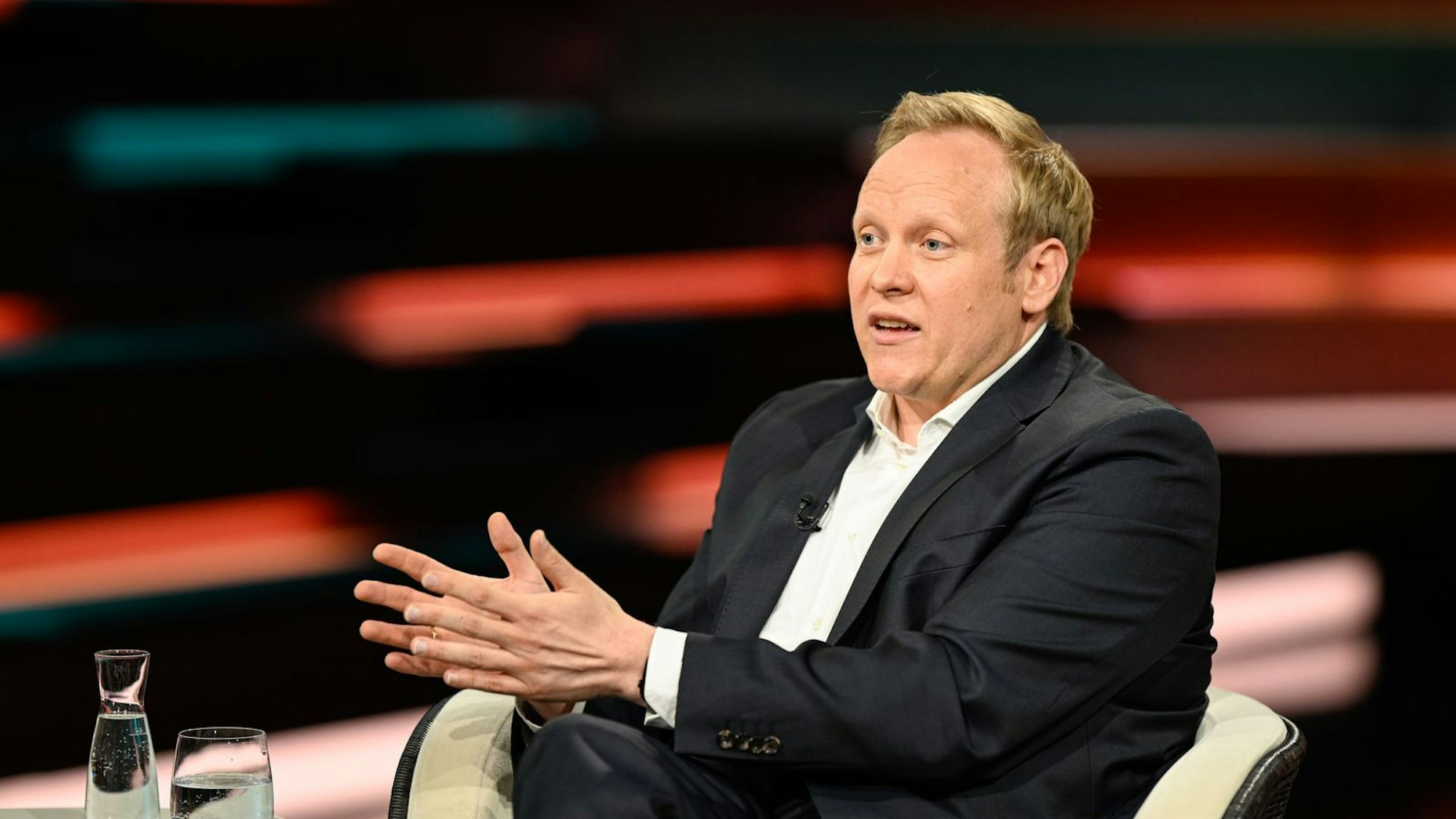 CDU-Politiker Tilman Kuban versprach bei „Markus Lanz“, dass der Herbst der Reformen kommen werde. (Bild: ZDF / Markus Hertrich)