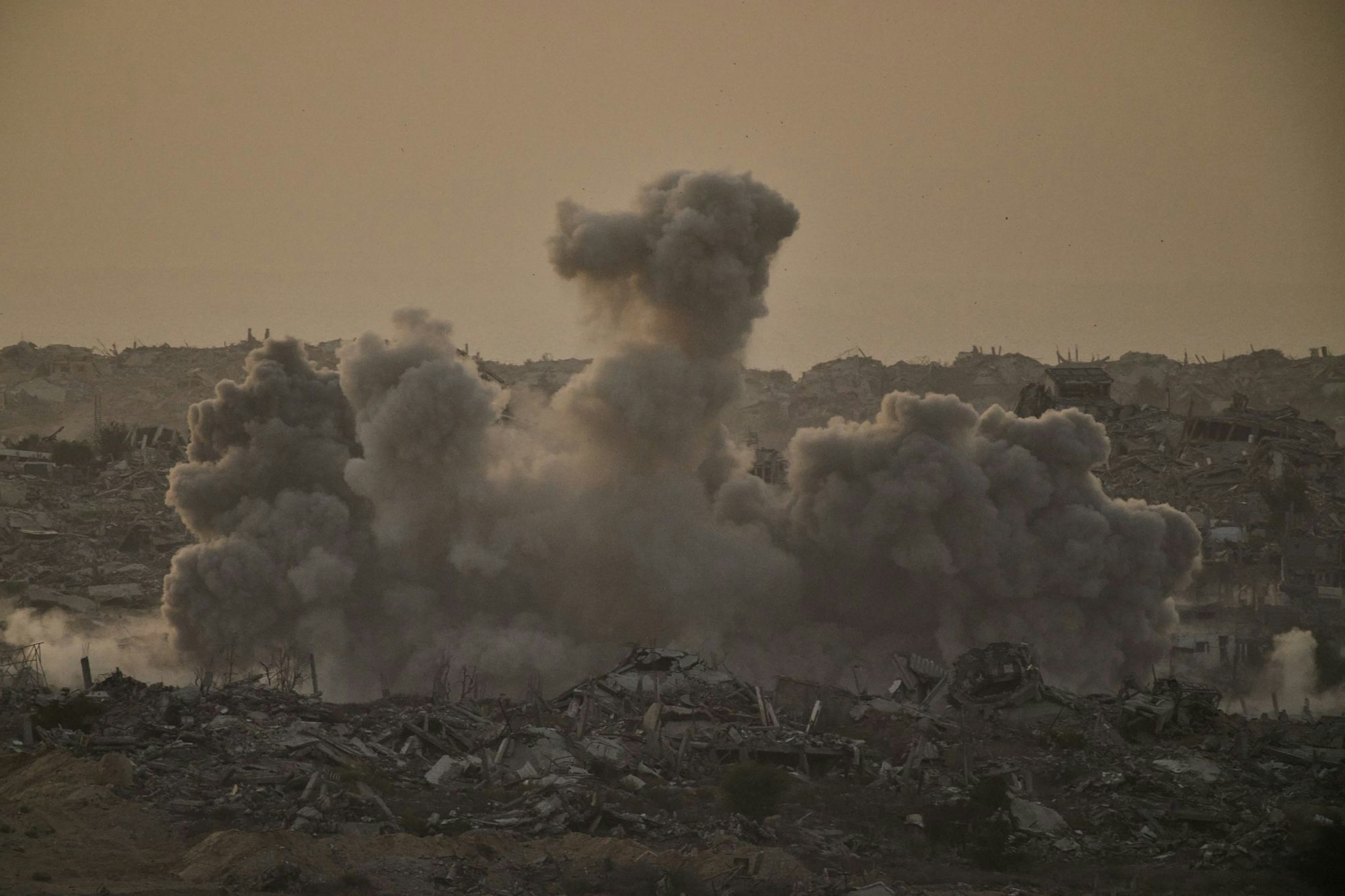 Große Teile des Gazastreifens sind verwüstet.