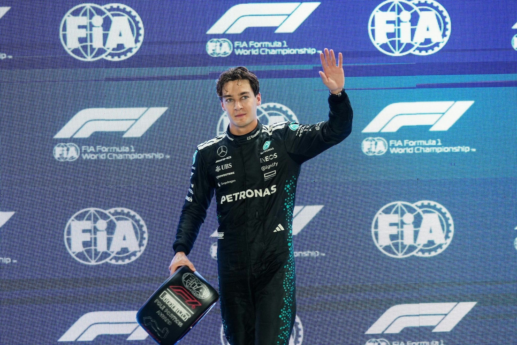 George Russell holte sich mit einem Streckenrekord die Pole Position.