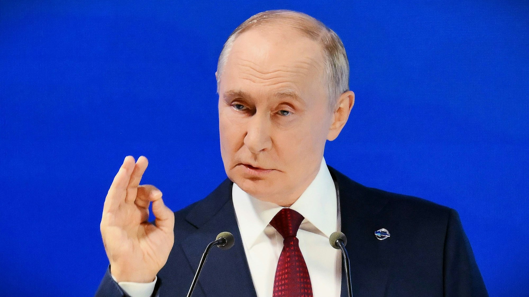 Kremlchef Wladimir Putin bei seinem Auftritt beim Waldai-Forum in Sotschi. (Archivbild)