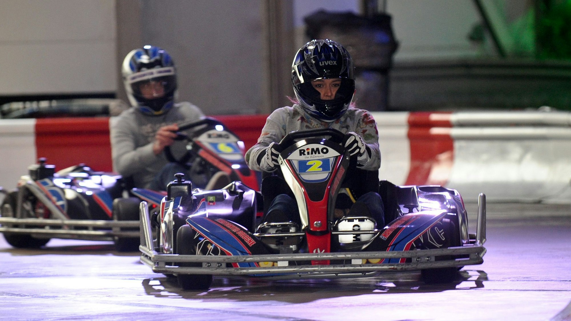 Kart fahren mit Yvonne de Bark, Cologne Kartcenter