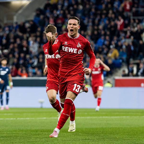 Said El Mala feiert seinen Treffer gegen die TSG Hoffenheim. Es war der erste Bundesliga-Einsatz des Angreifers von Beginn an für den FC.