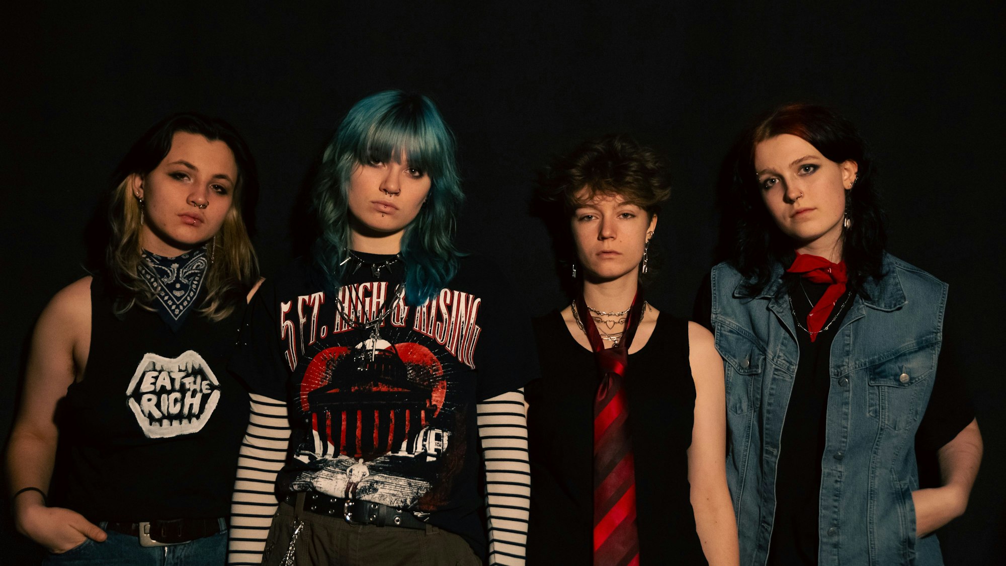 Das Foto zeigt die Band The Red Flags aus Köln. Foto: Lisa Ordemann