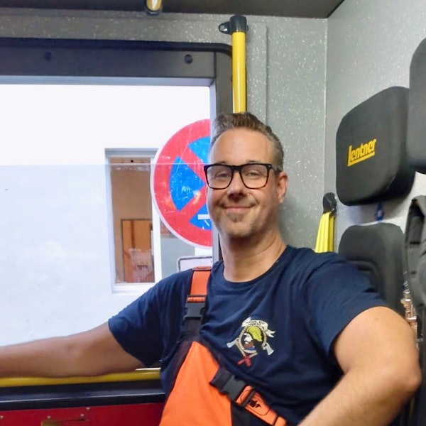 Dirk Brunneke engagiert sich seit 28 Jahren bei der freiwilligen Feuerwehr in Longerich.