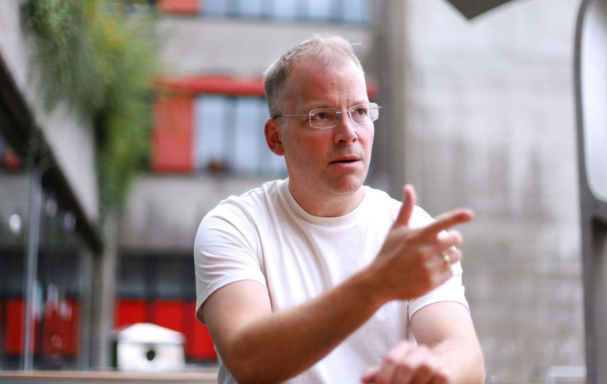 Philipp Ahmann, Leiter des WDR Rundfunkchores.