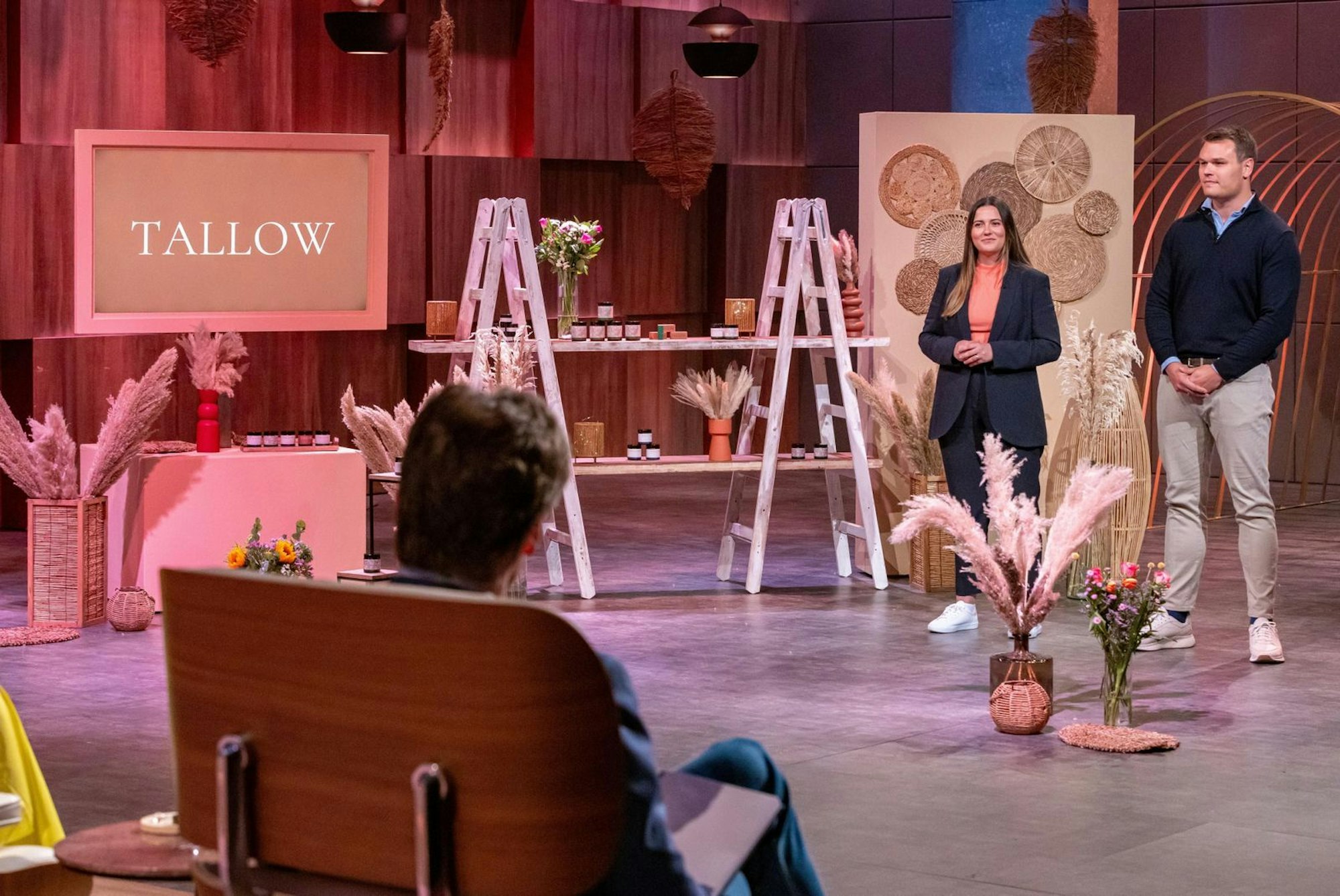 Heiß umkämpft: Auf die Geschäfstüchtigkeit der „Tallow“-Gründer konnten sich alle einigen. (Bild: RTL / Bernd-Michael Maurer )