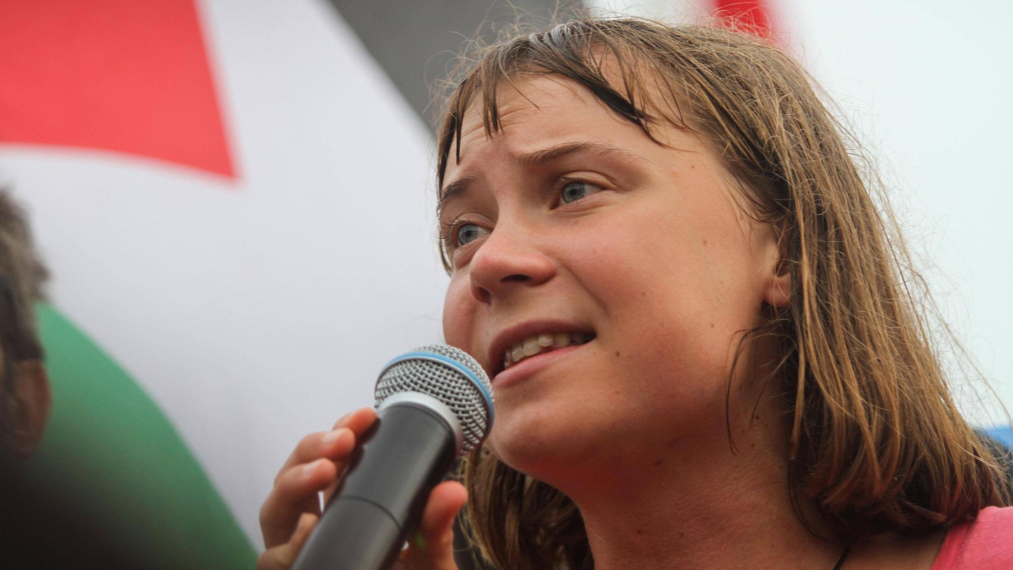 Klimaaktivistin Greta Thunberg befindet sich derzeit in Israel in Haft. (Archivbild)